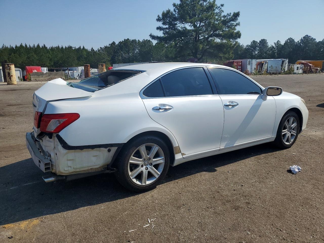 2008 Lexus Es 350 White vin: JTHBJ46G682227113