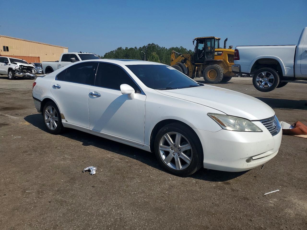 2008 Lexus Es 350 White vin: JTHBJ46G682227113