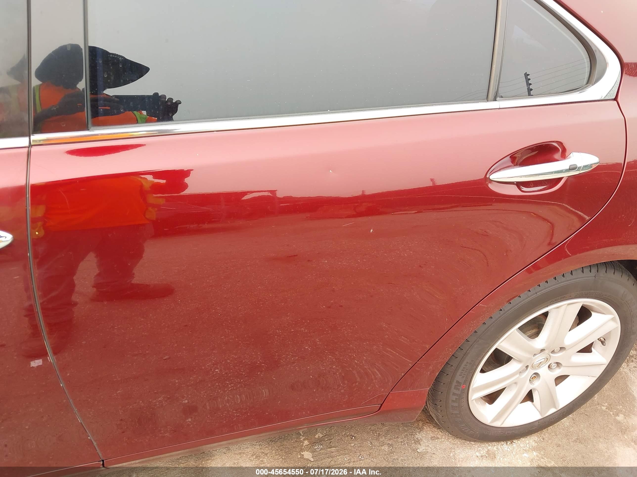 2008 Lexus Es 350   Красный vin: JTHBJ46G682231050