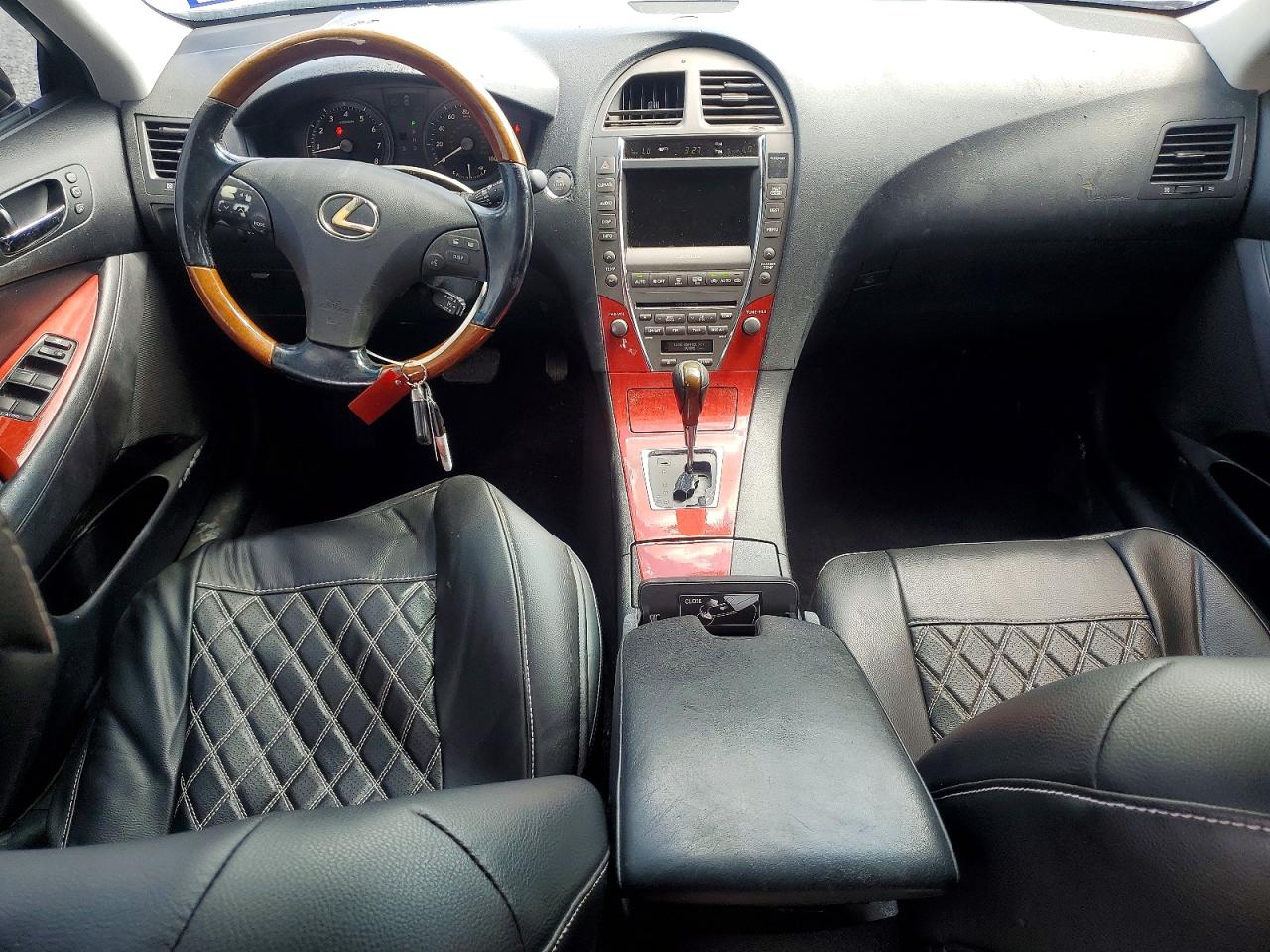 2008 Lexus Es 350 Black vin: JTHBJ46G682240542