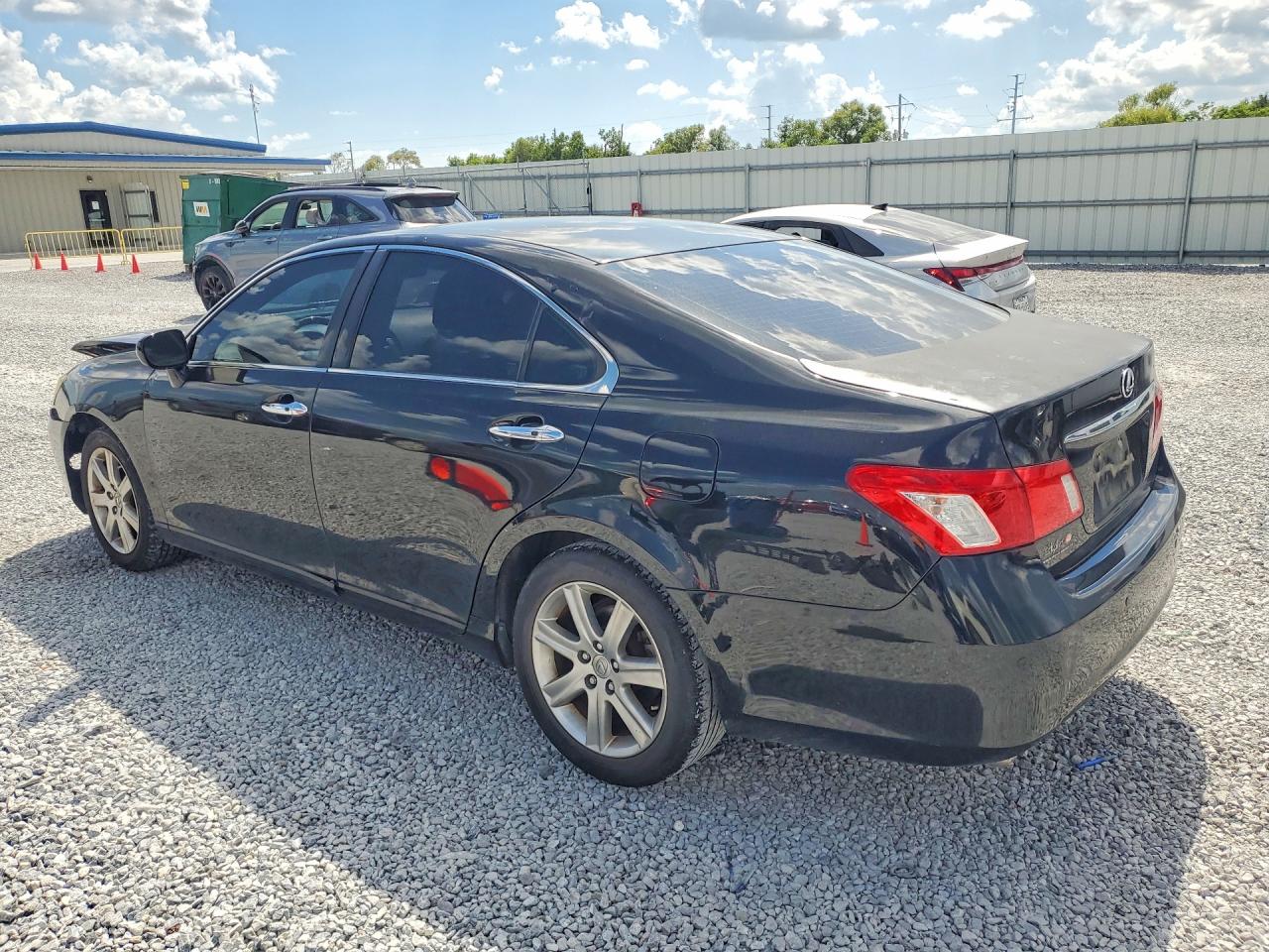 2008 Lexus Es 350 Black vin: JTHBJ46G682240542