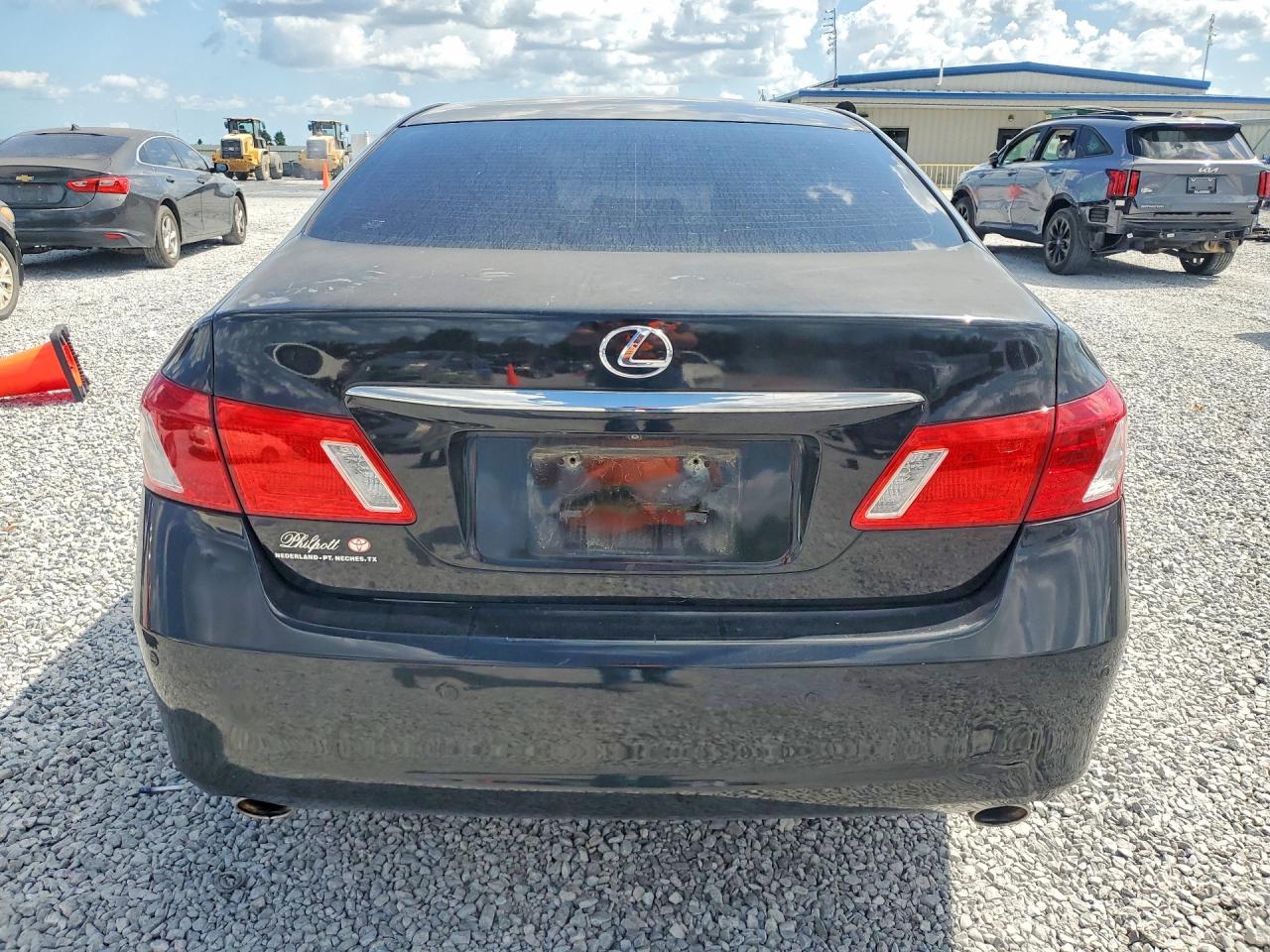 2008 Lexus Es 350 Black vin: JTHBJ46G682240542