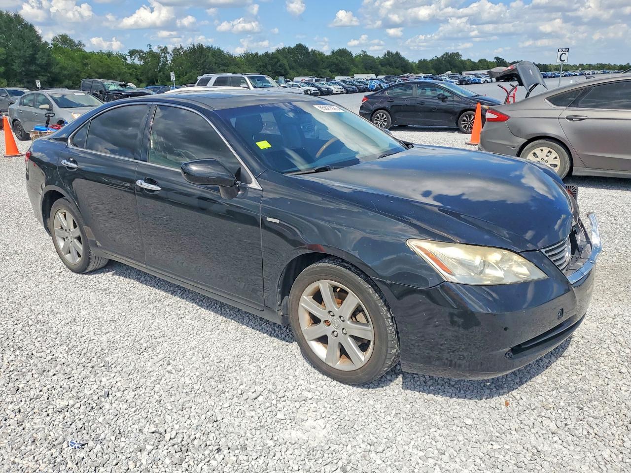 2008 Lexus Es 350 Black vin: JTHBJ46G682240542