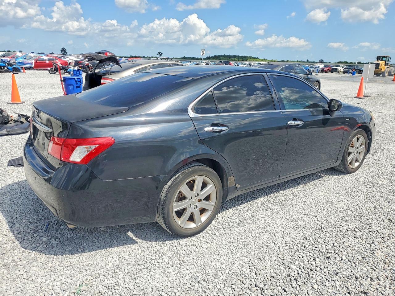 2008 Lexus Es 350 Black vin: JTHBJ46G682240542