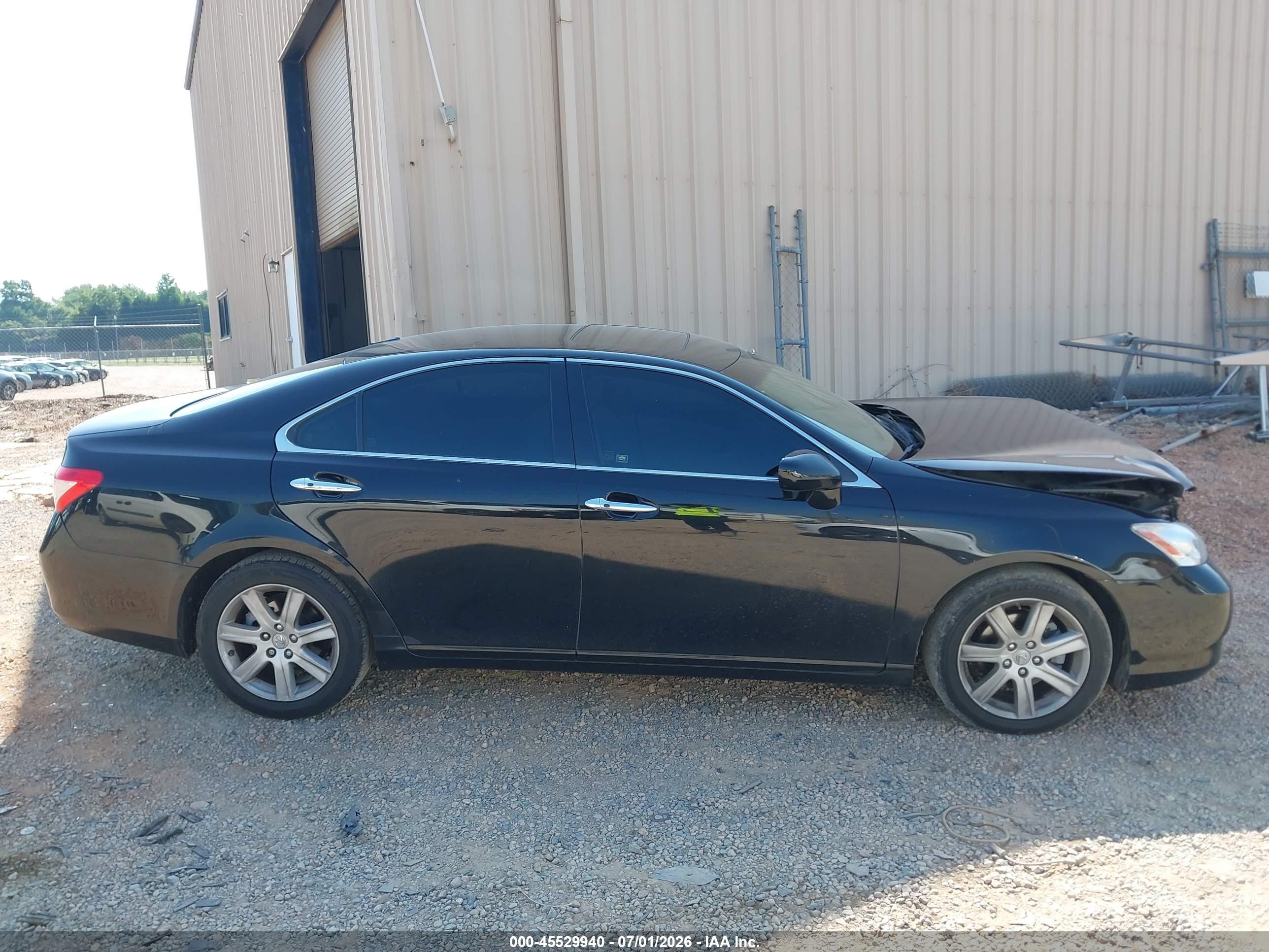 2008 Lexus Es 350   Black vin: JTHBJ46G682247491