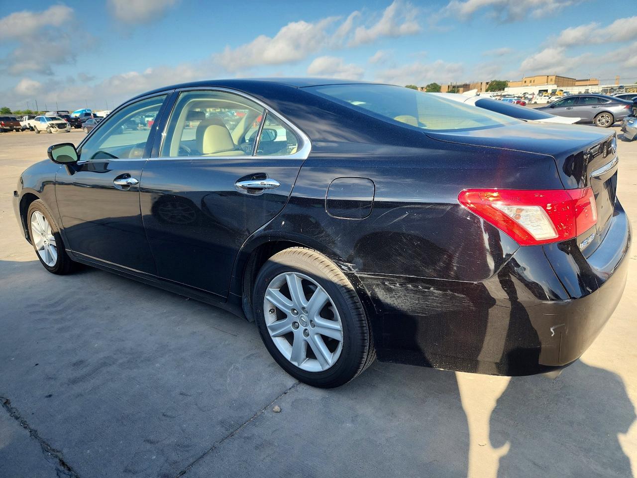 2008 Lexus Es 350 Black vin: JTHBJ46G682247524