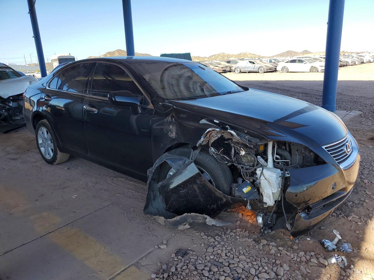 2008 Lexus Es 350 Black vin: JTHBJ46G682248530