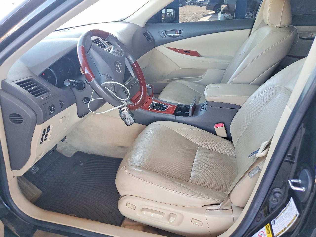 2008 Lexus Es 350 Black vin: JTHBJ46G682248530