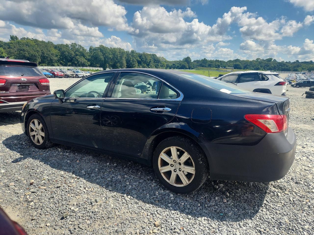 2008 Lexus Es 350 Black vin: JTHBJ46G682253940