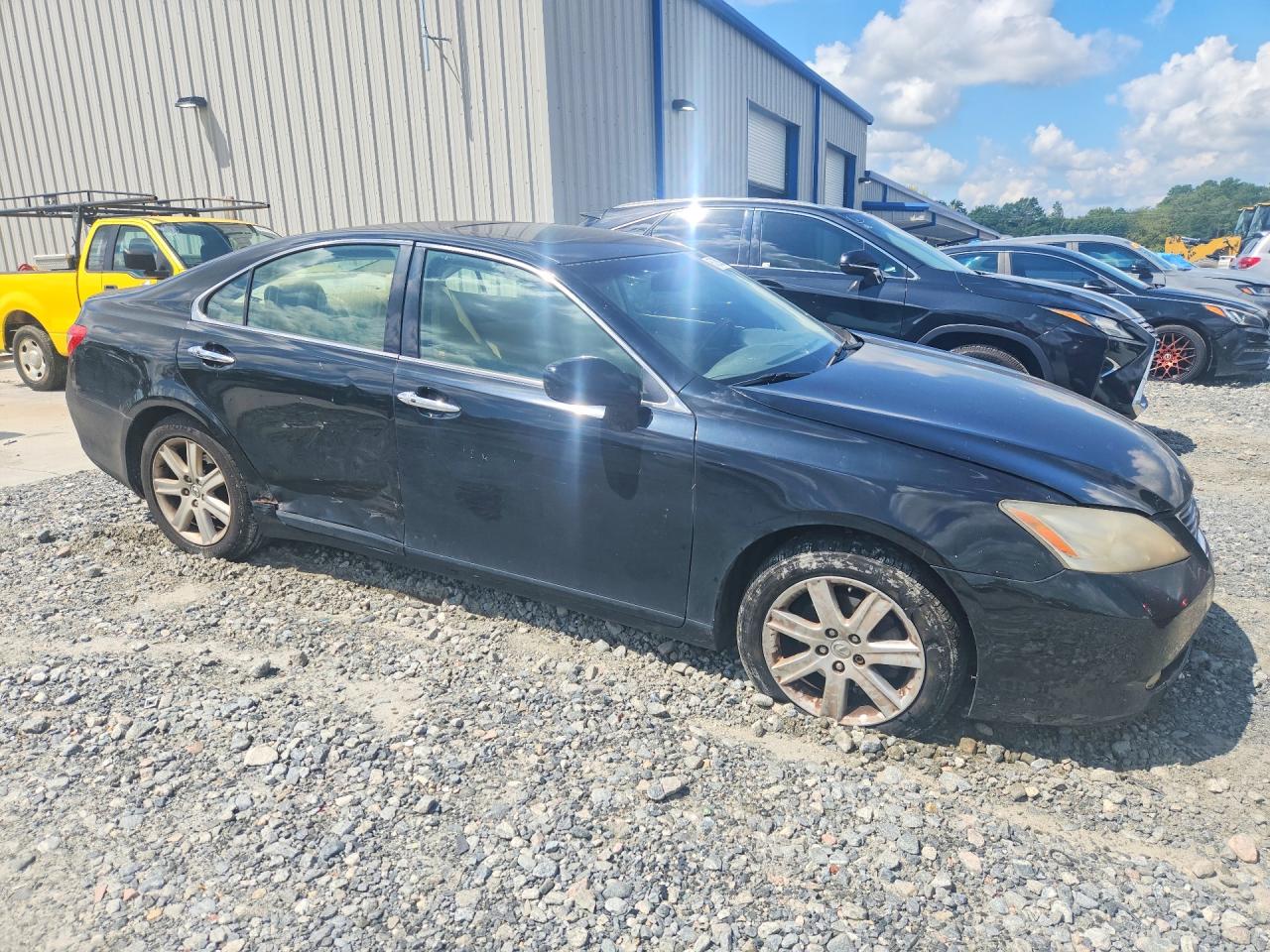 2008 Lexus Es 350 Black vin: JTHBJ46G682253940
