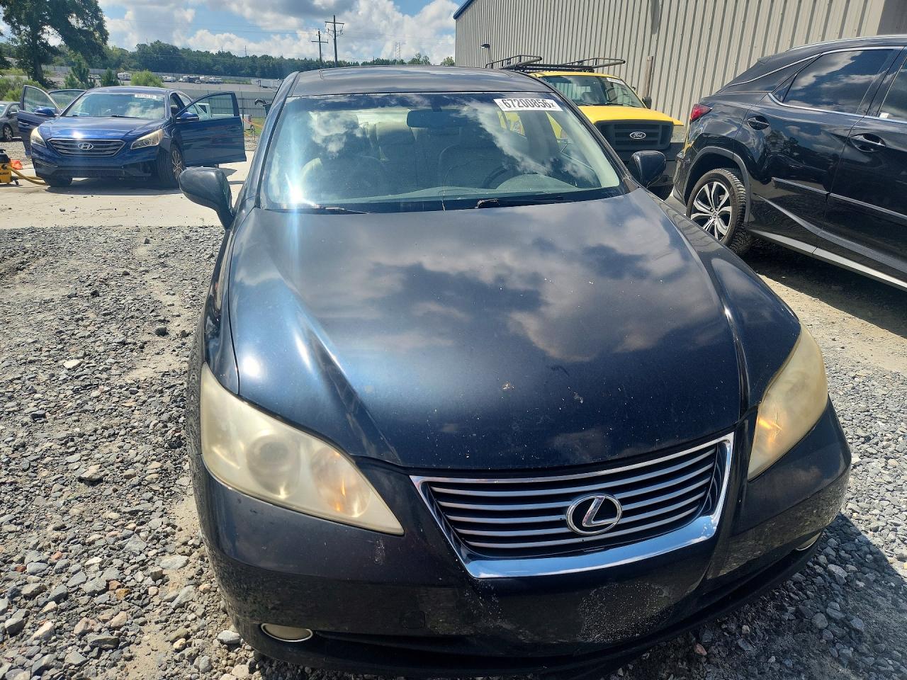 2008 Lexus Es 350 Black vin: JTHBJ46G682253940