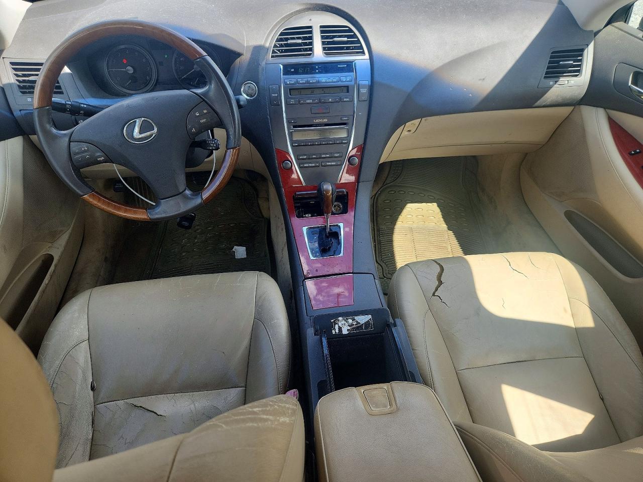 2008 Lexus Es 350 Black vin: JTHBJ46G682253940