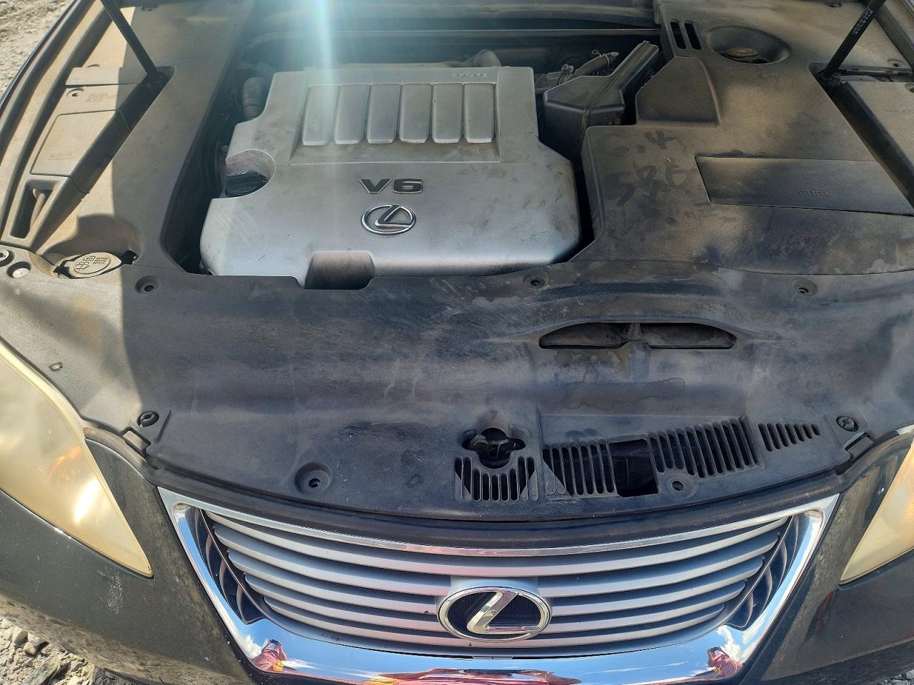 2008 Lexus Es 350 Black vin: JTHBJ46G682253940
