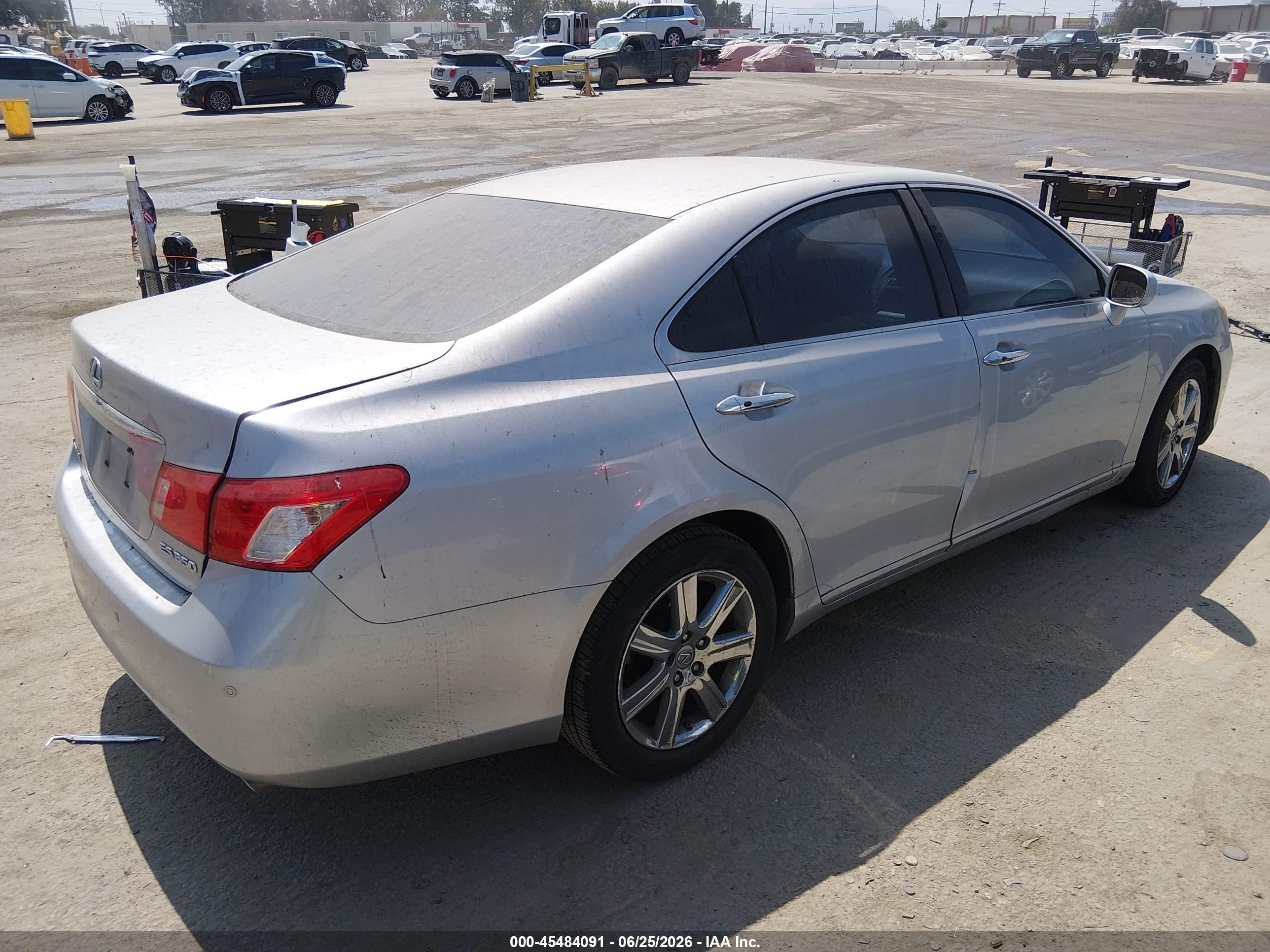 2008 Lexus Es 350   Silver vin: JTHBJ46G682255073