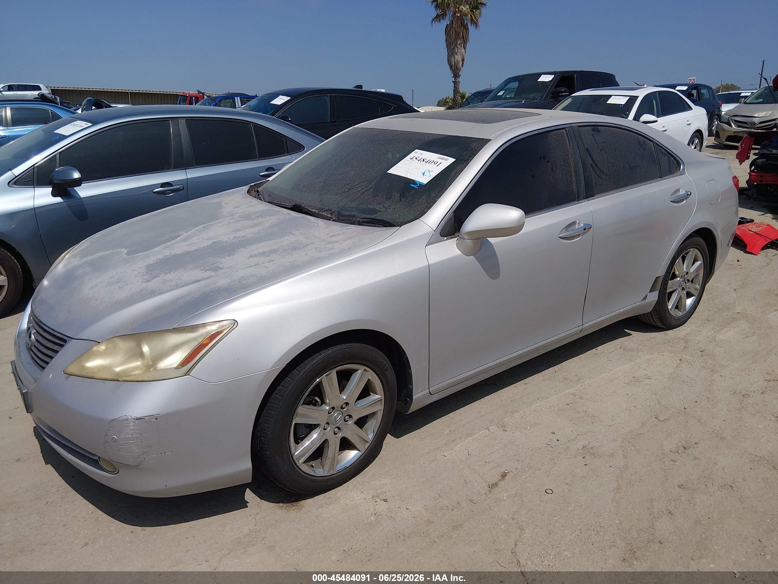 2008 Lexus Es 350   Silver vin: JTHBJ46G682255073