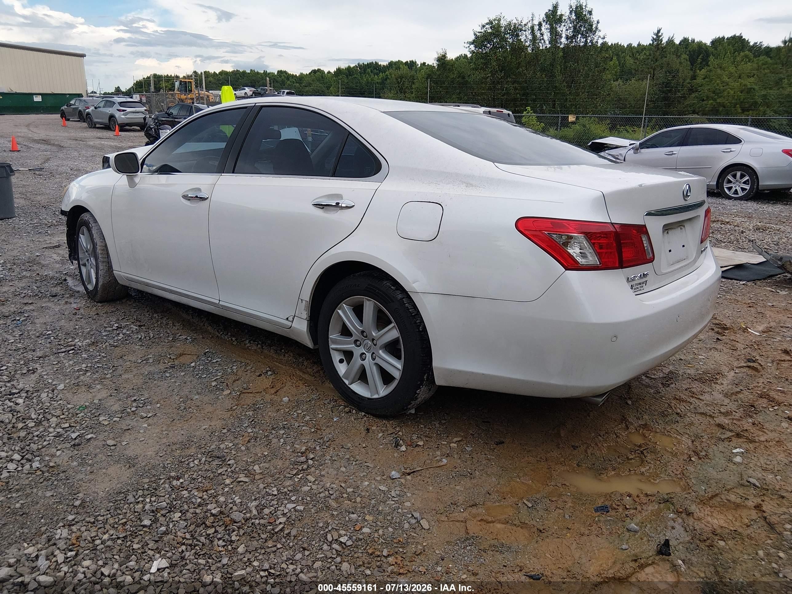 2008 Lexus Es 350   Белый vin: JTHBJ46G682256708