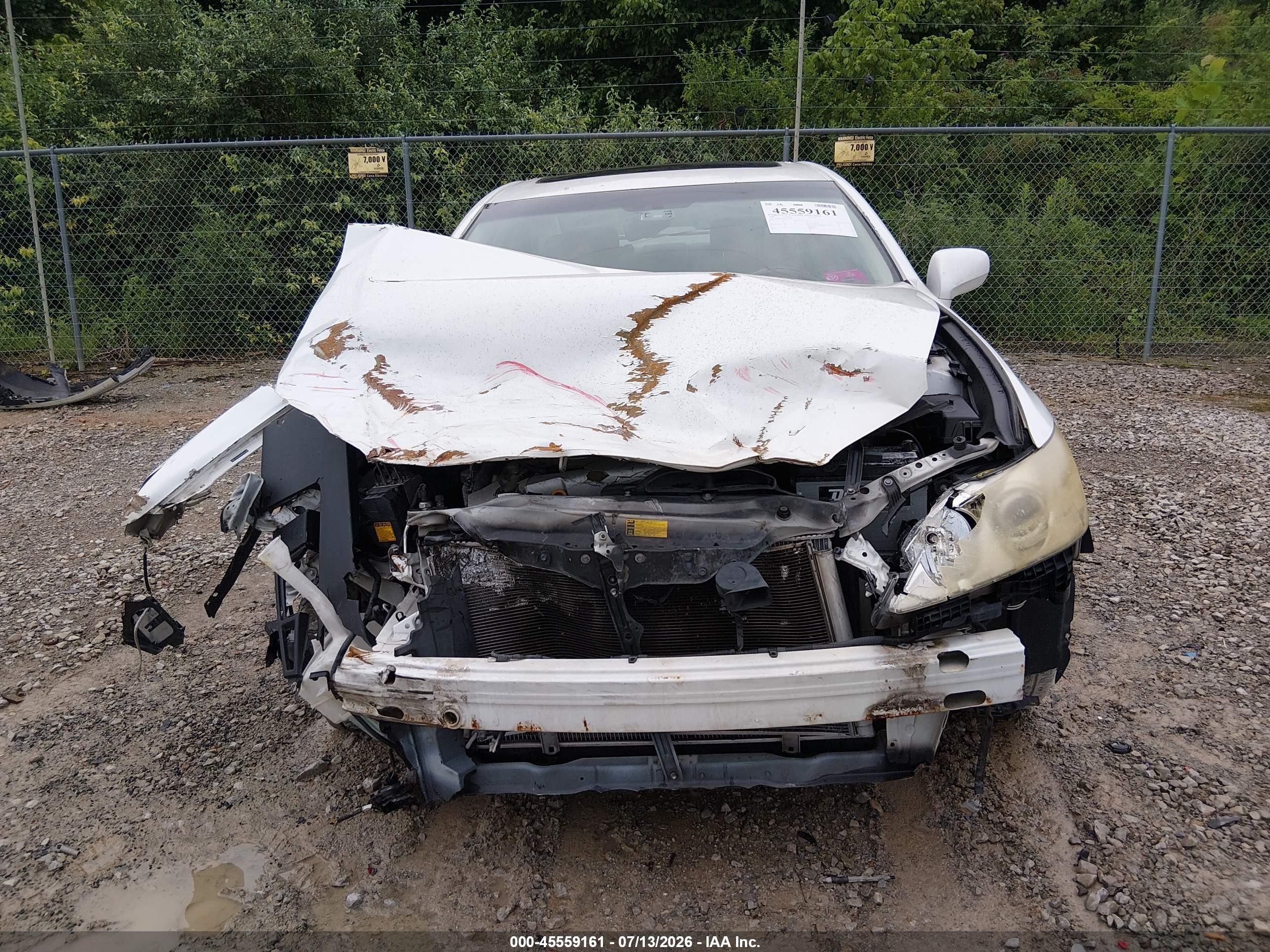 2008 Lexus Es 350   Белый vin: JTHBJ46G682256708