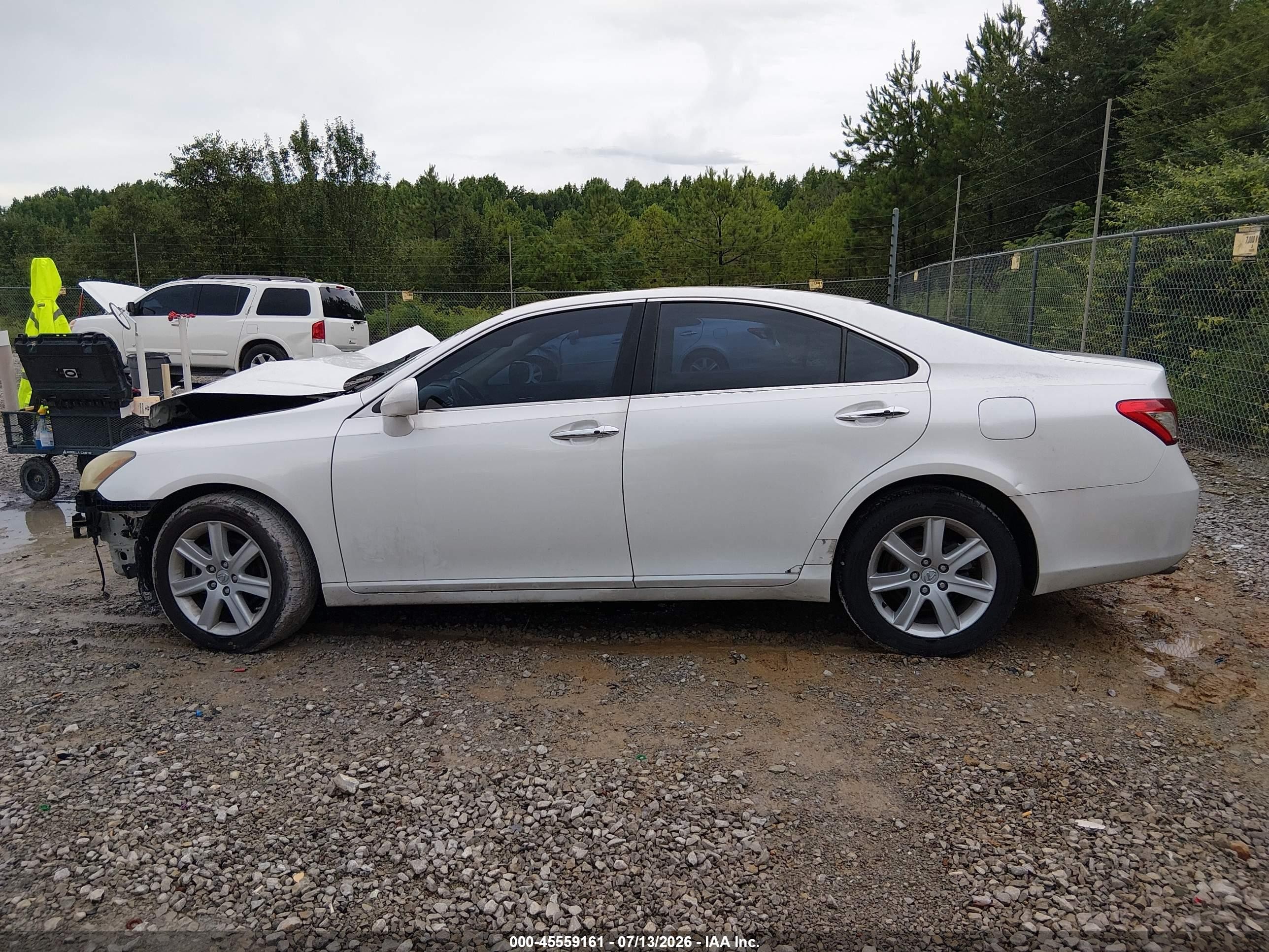 2008 Lexus Es 350   Белый vin: JTHBJ46G682256708