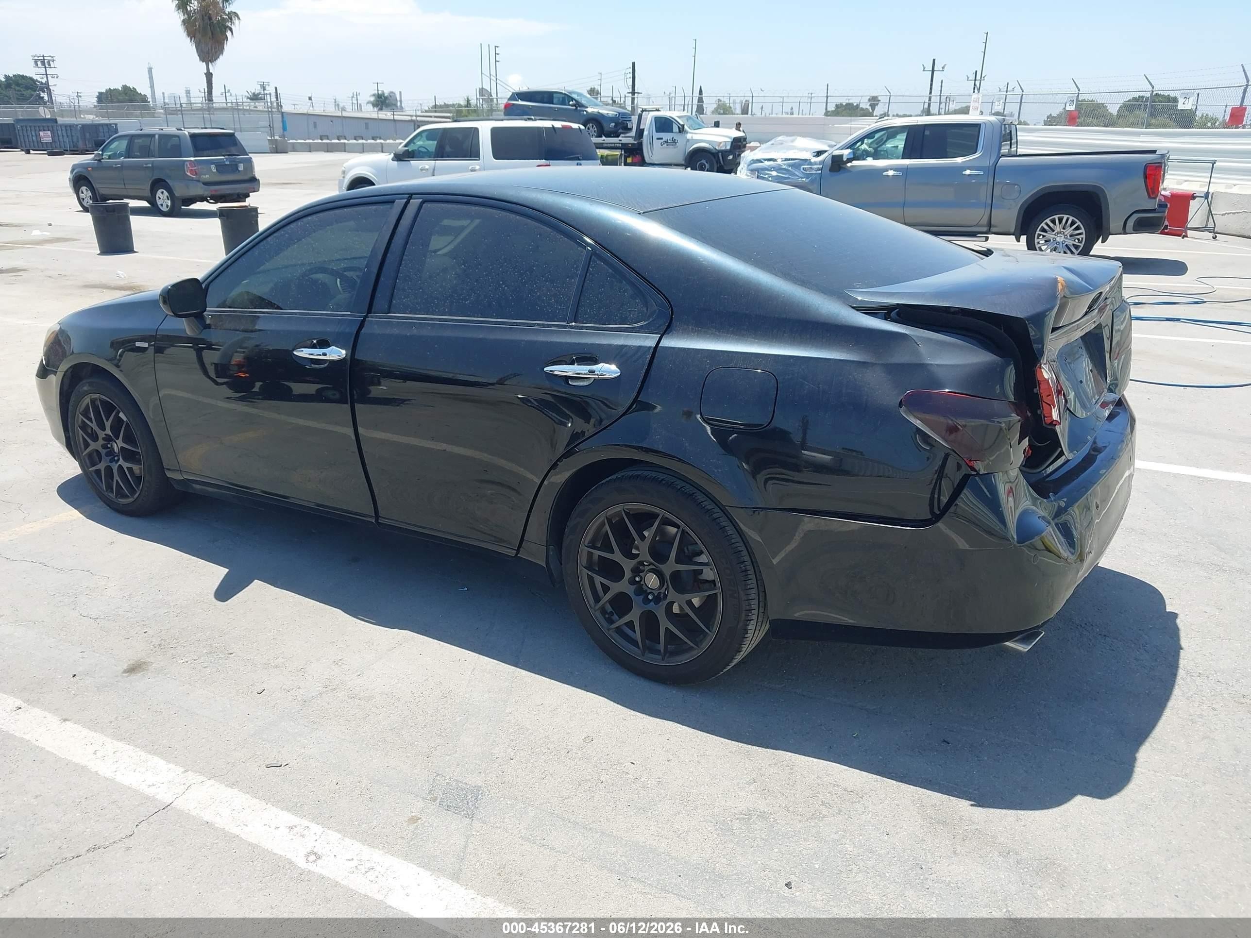 2009 Lexus Es 350   Black vin: JTHBJ46G692276118