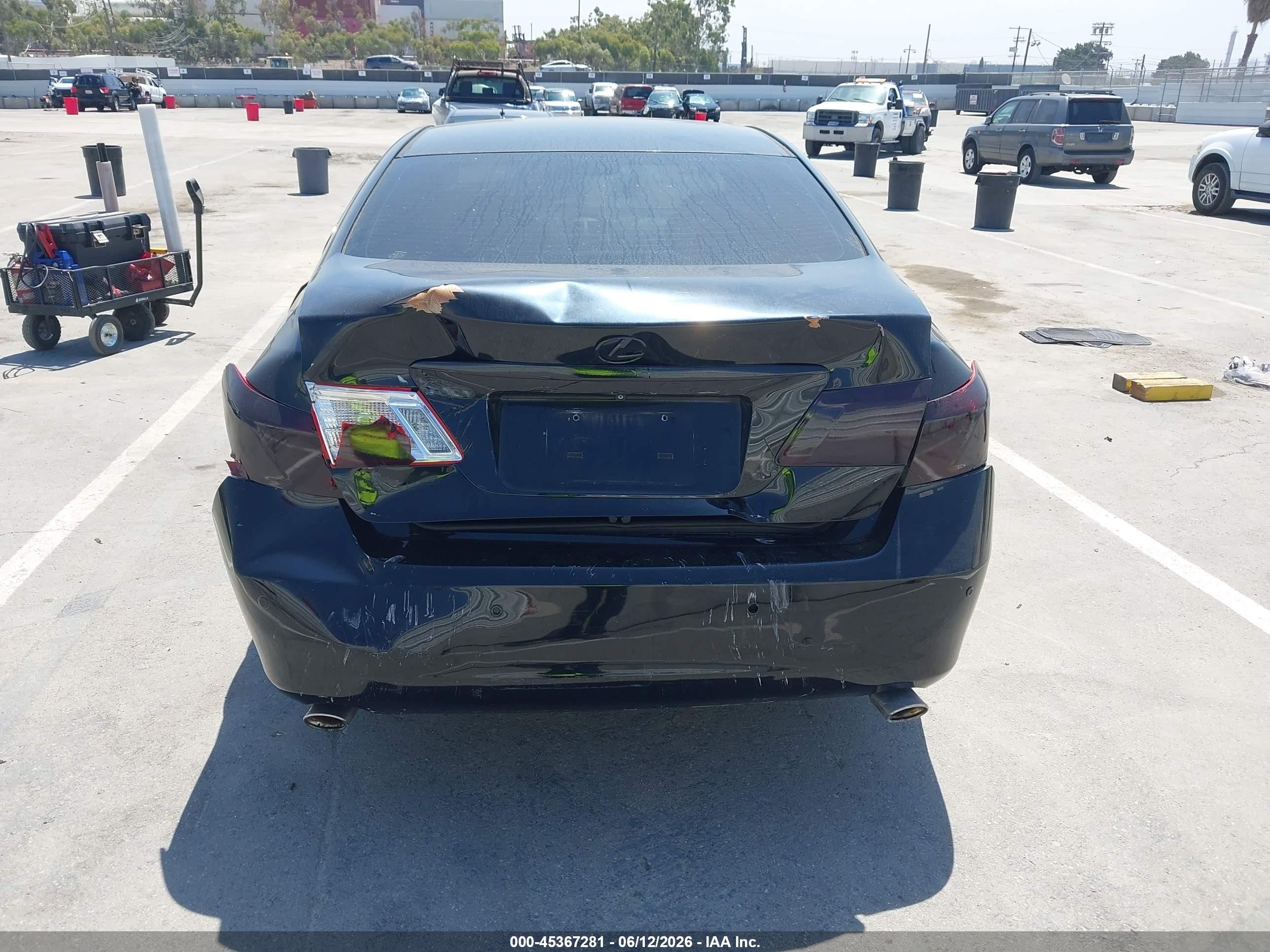 2009 Lexus Es 350   Black vin: JTHBJ46G692276118