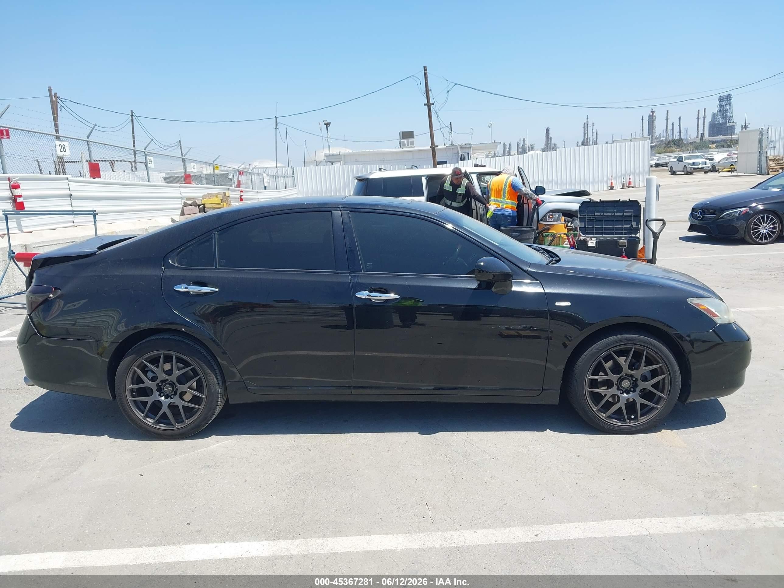 2009 Lexus Es 350   Black vin: JTHBJ46G692276118