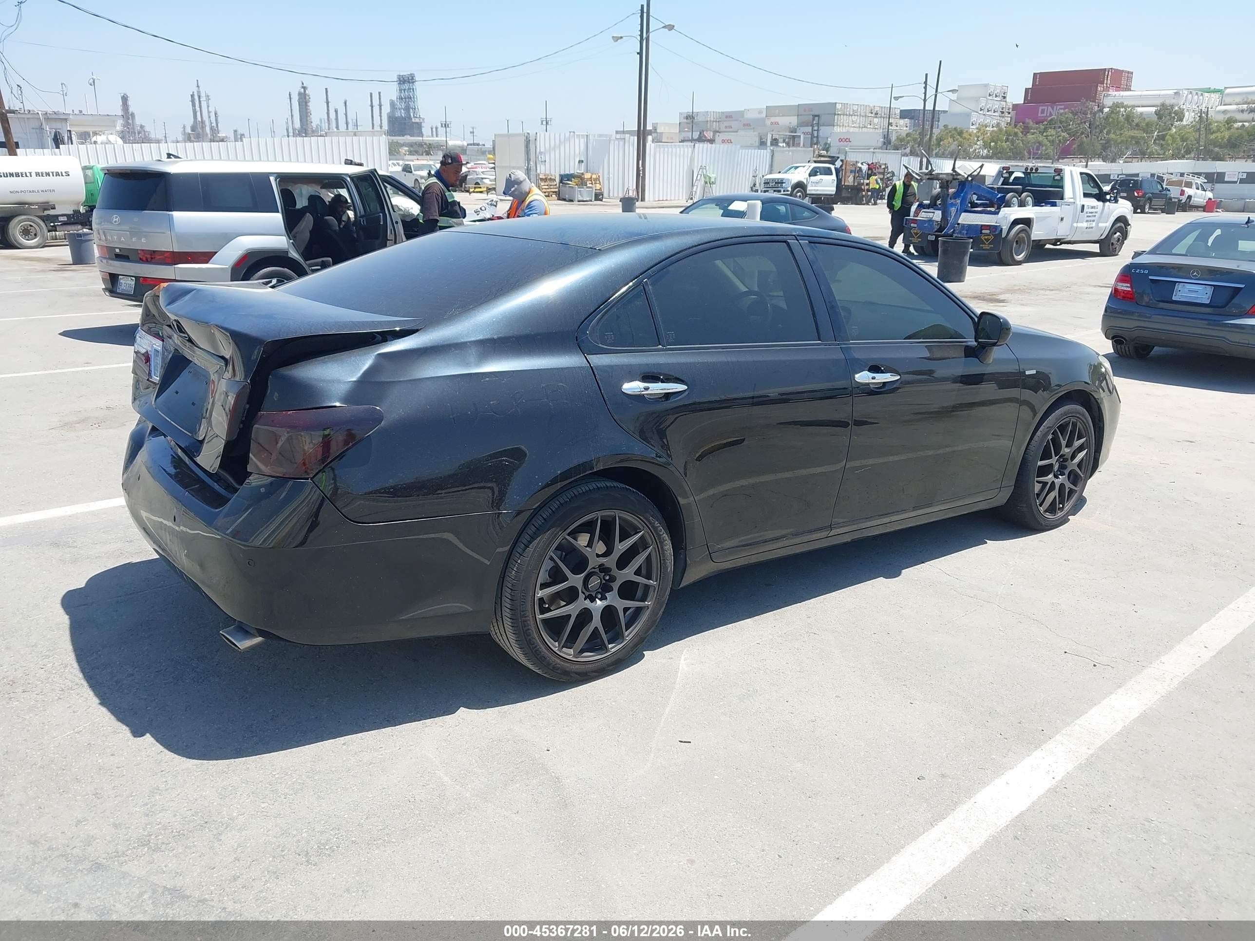 2009 Lexus Es 350   Black vin: JTHBJ46G692276118