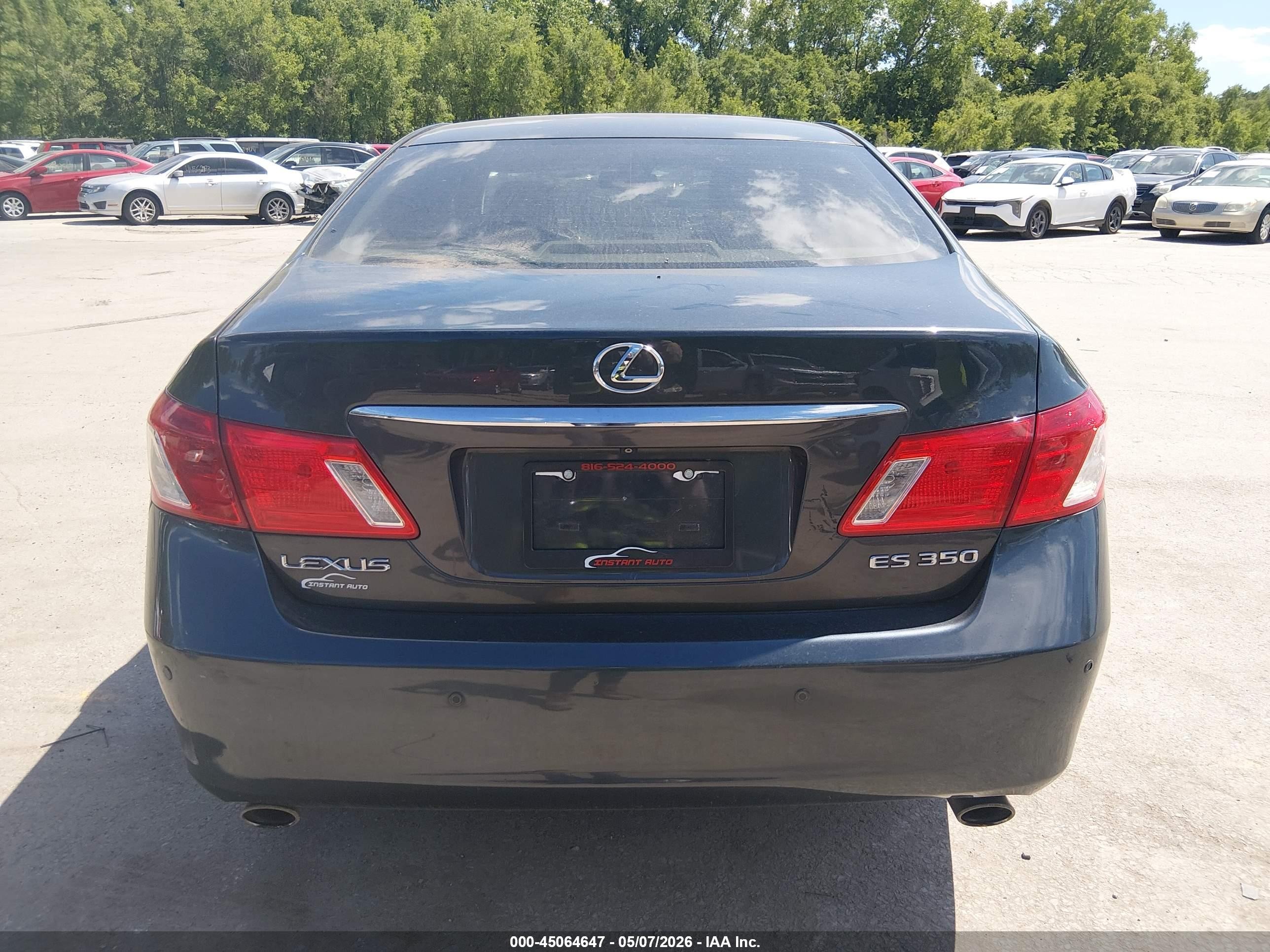 2009 Lexus Es 350   Gray vin: JTHBJ46G692276510