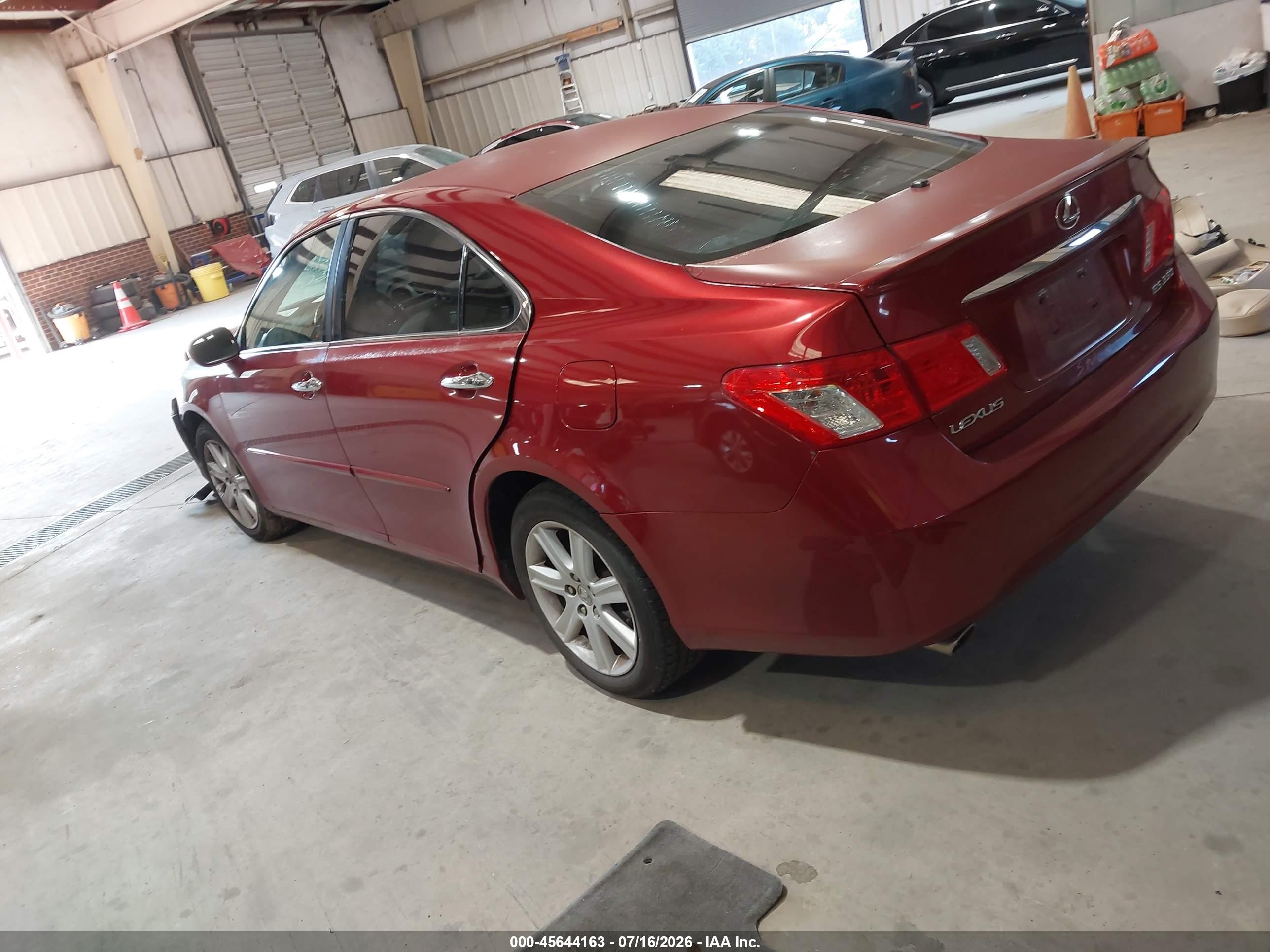 2009 Lexus Es 350   Burgundy vin: JTHBJ46G692281593