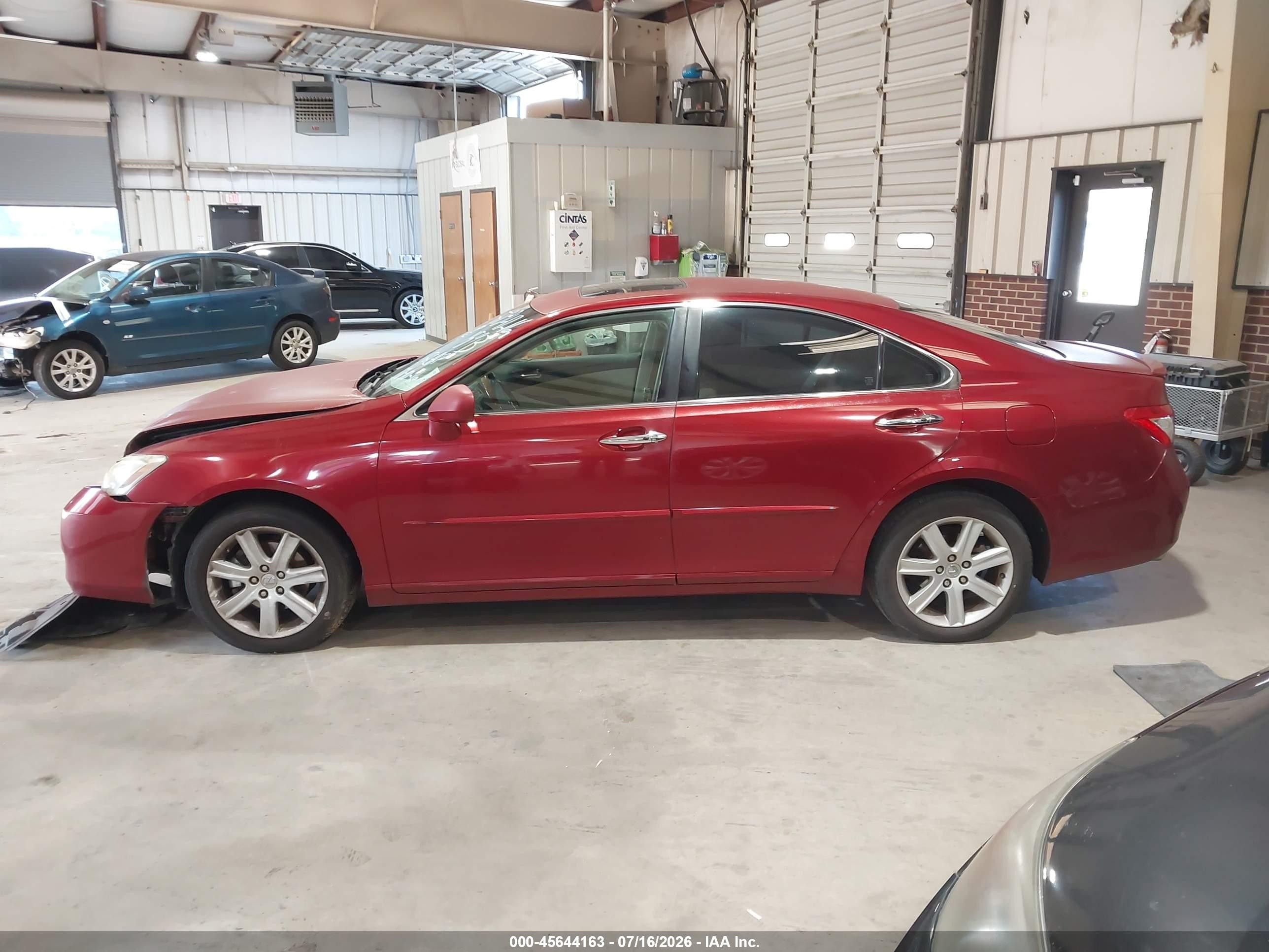 2009 Lexus Es 350   Burgundy vin: JTHBJ46G692281593