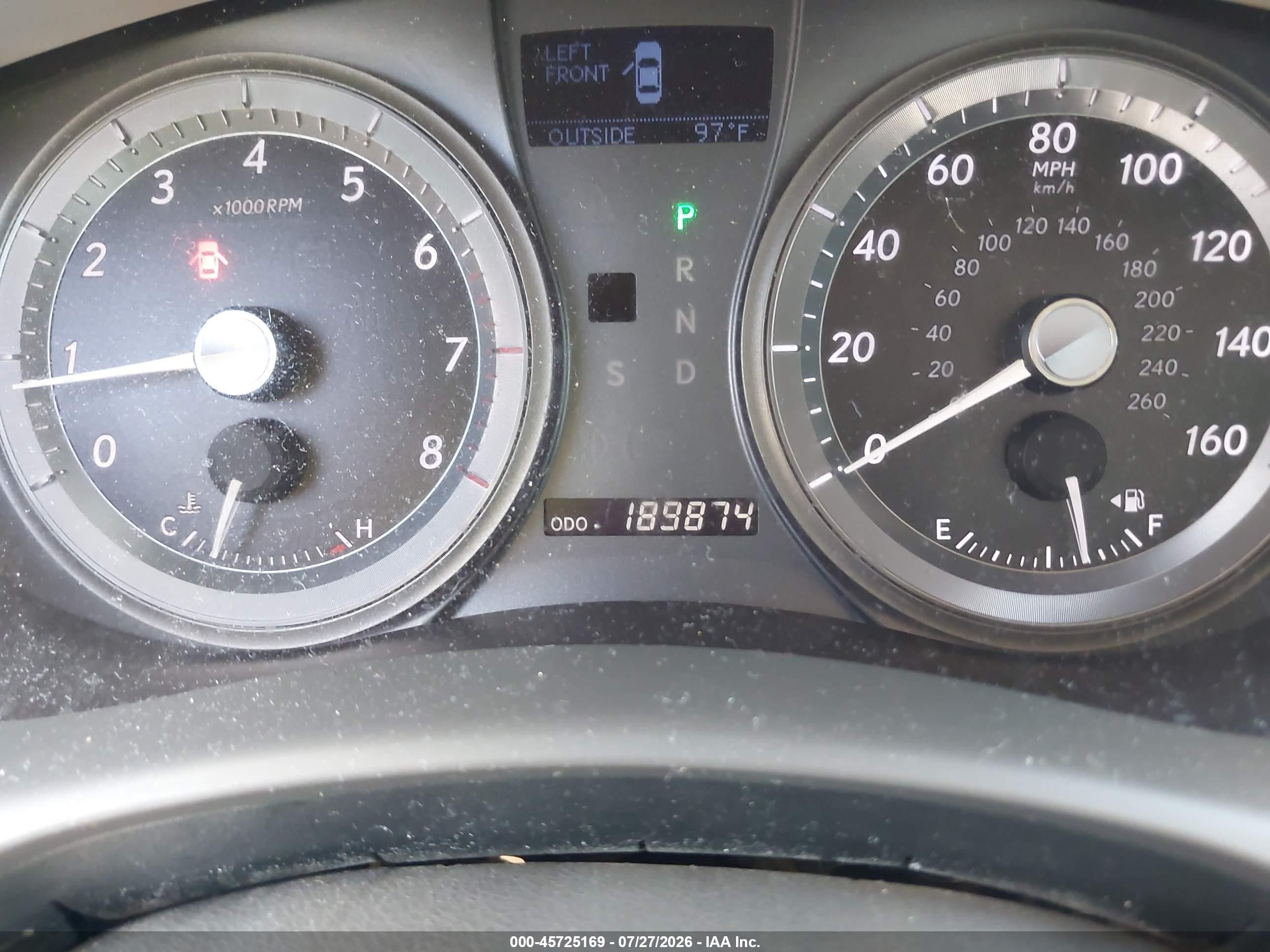 2009 Lexus Es 350   Red vin: JTHBJ46G692282453