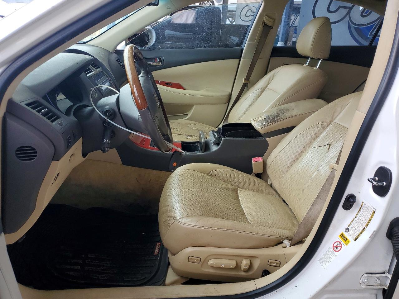 2009 Lexus Es 350 White vin: JTHBJ46G692309960