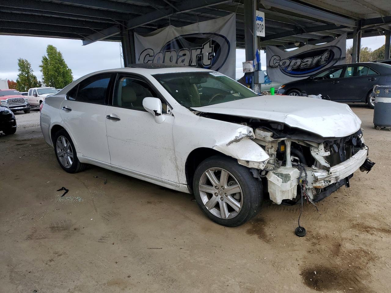 2009 Lexus Es 350 White vin: JTHBJ46G692309960
