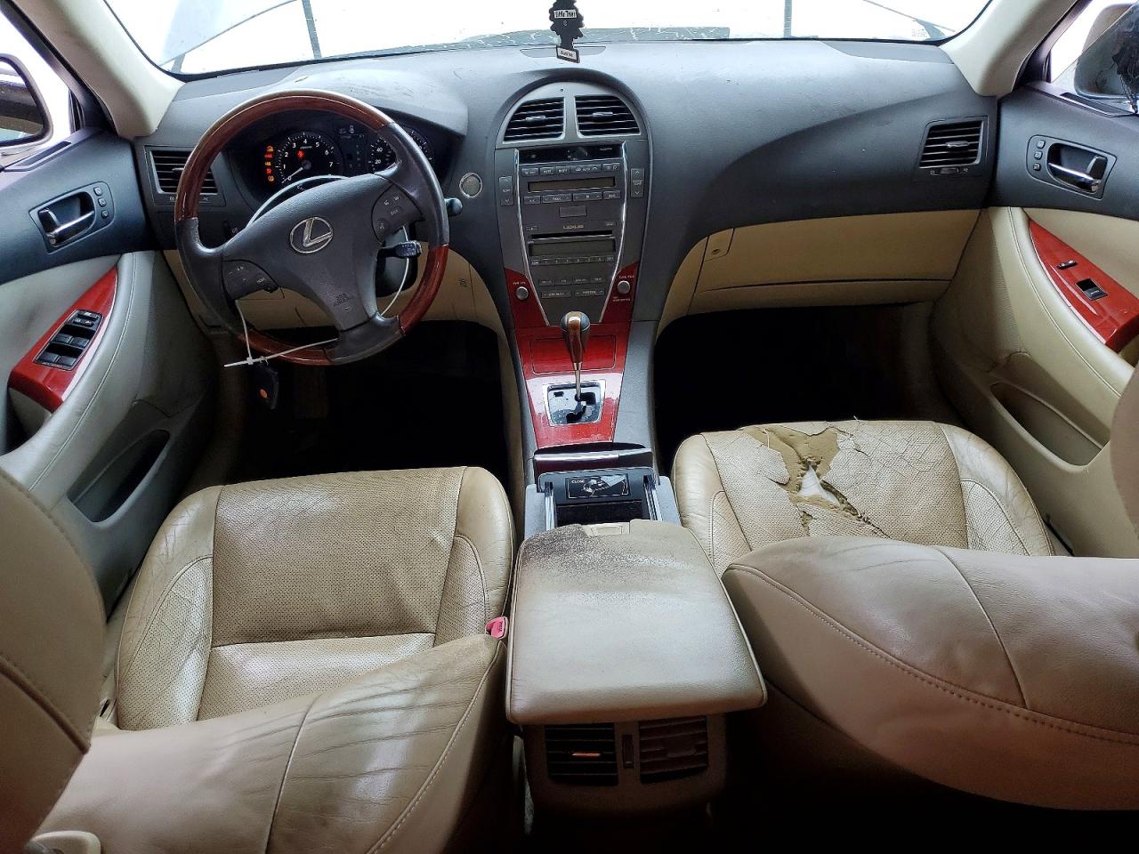 2009 Lexus Es 350 White vin: JTHBJ46G692309960