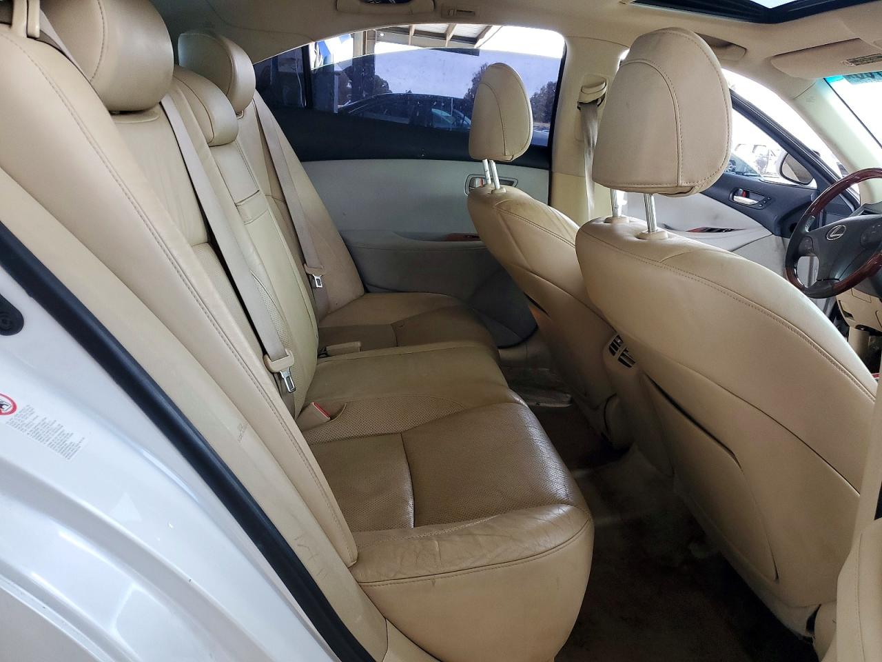 2009 Lexus Es 350 White vin: JTHBJ46G692309960