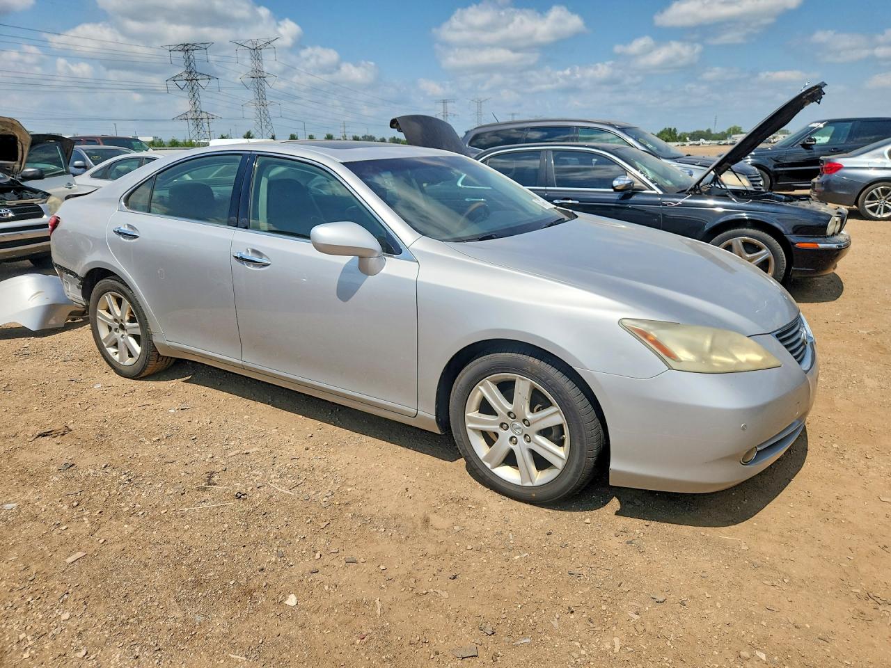 2009 Lexus Es 350 Silver vin: JTHBJ46G692324751
