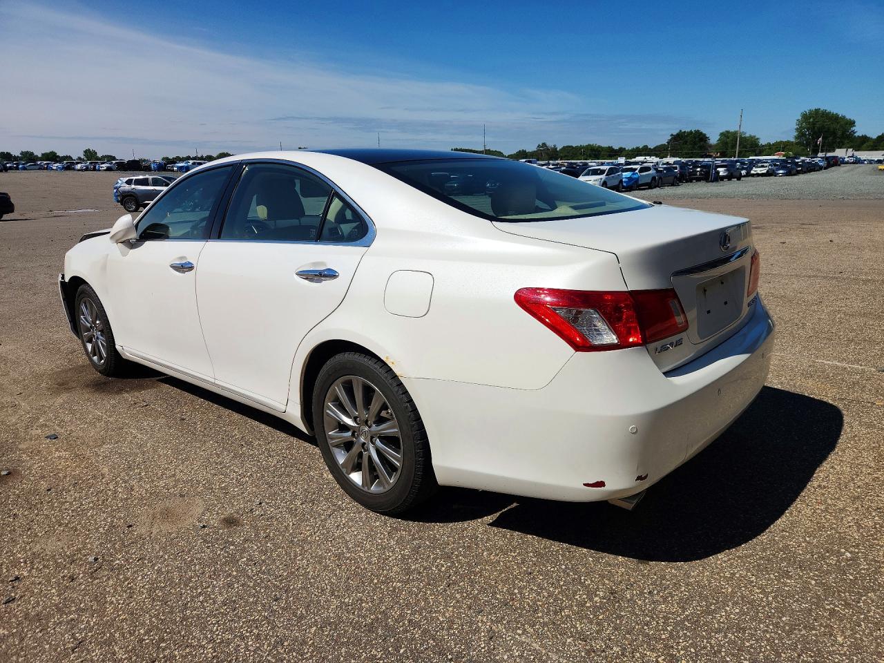 2009 Lexus Es 350 White vin: JTHBJ46G692335667