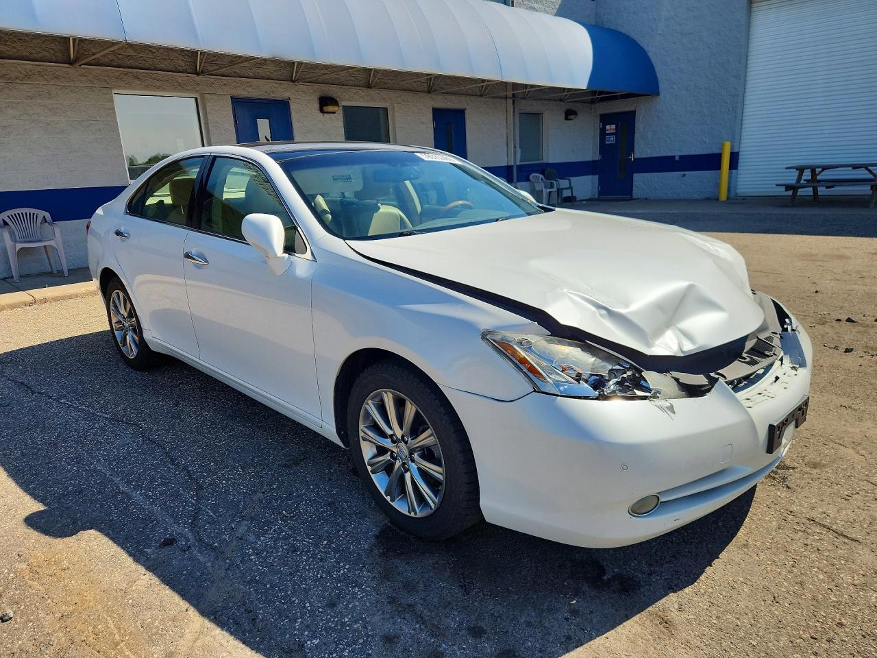2009 Lexus Es 350 White vin: JTHBJ46G692335667