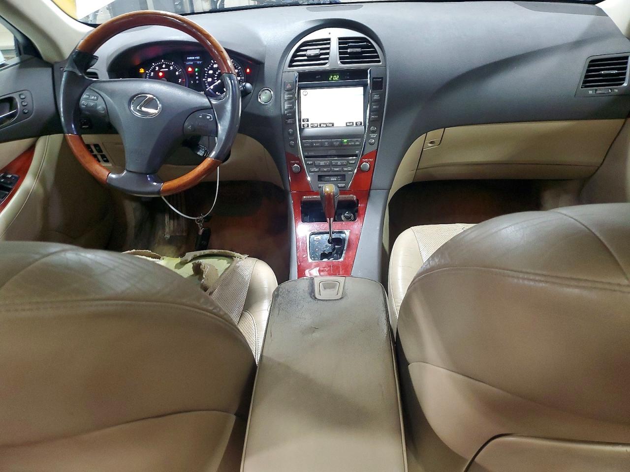 2009 Lexus Es 350 White vin: JTHBJ46G692335667