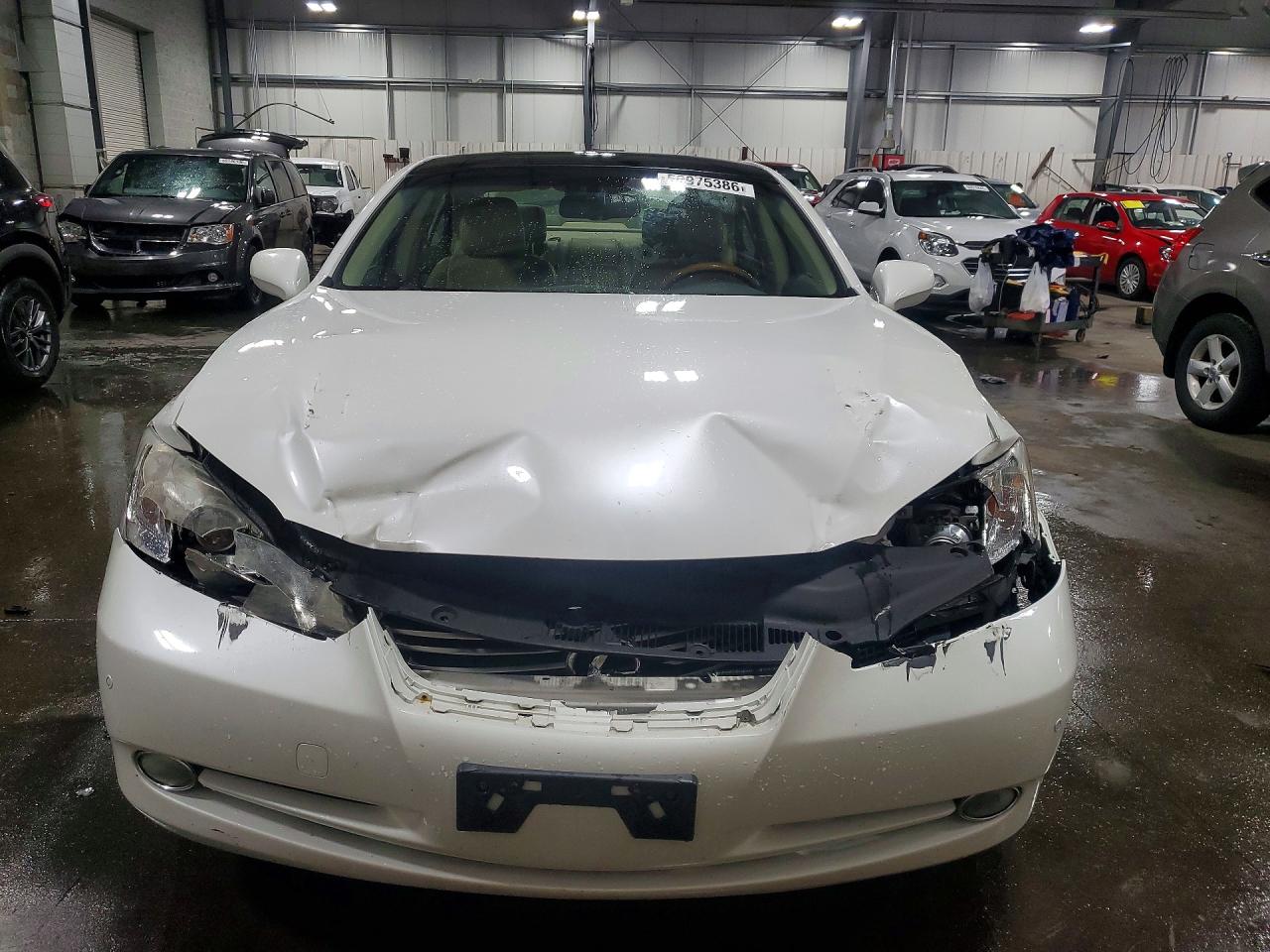 2009 Lexus Es 350 White vin: JTHBJ46G692335667