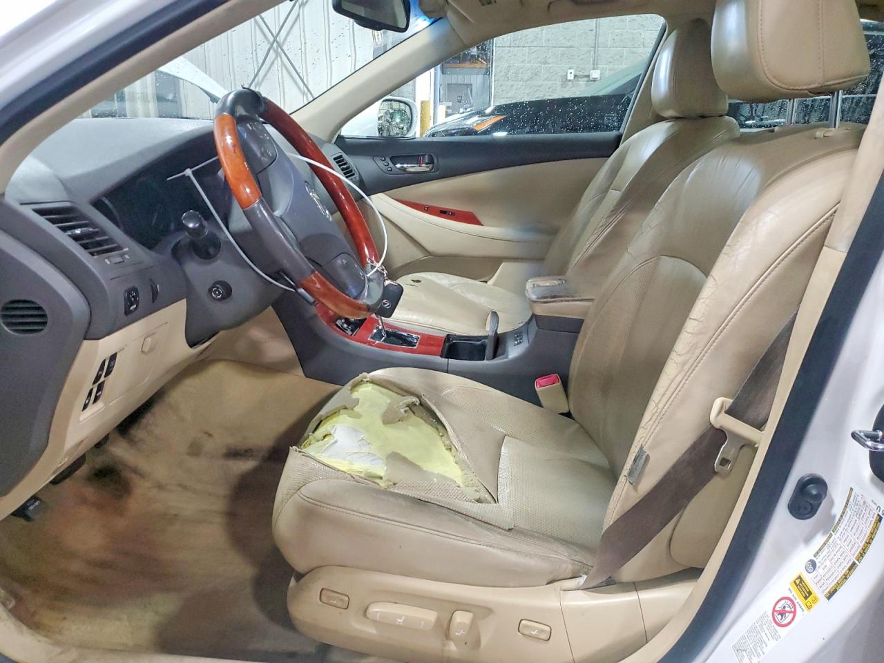2009 Lexus Es 350 White vin: JTHBJ46G692335667