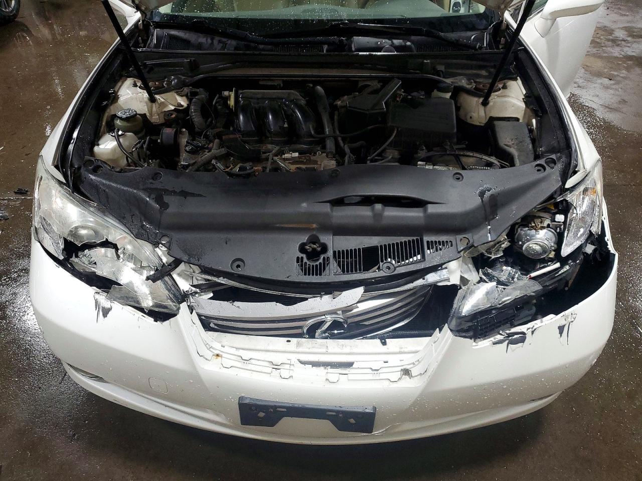 2009 Lexus Es 350 White vin: JTHBJ46G692335667
