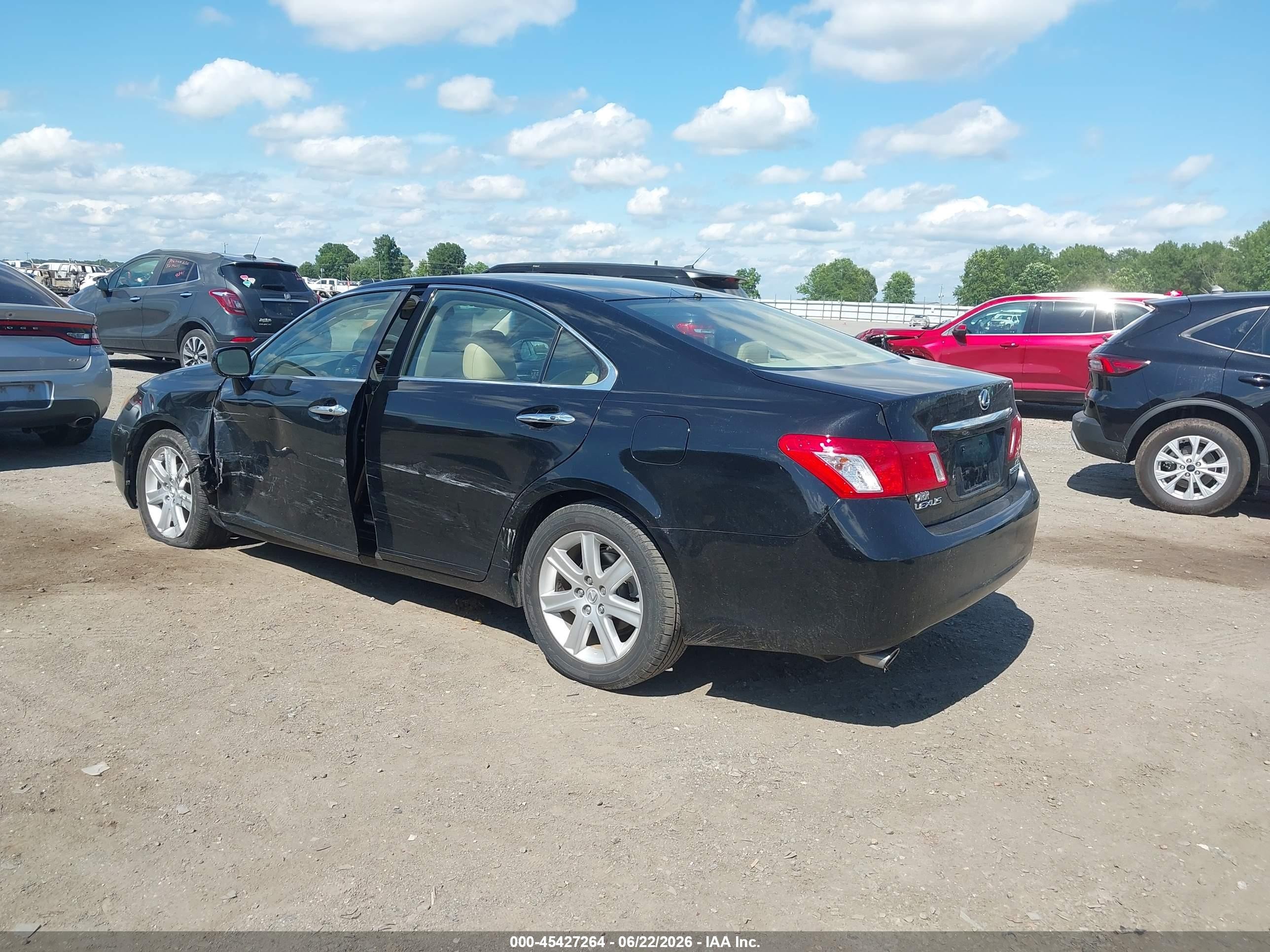 2009 Lexus Es 350   Black vin: JTHBJ46G692342022