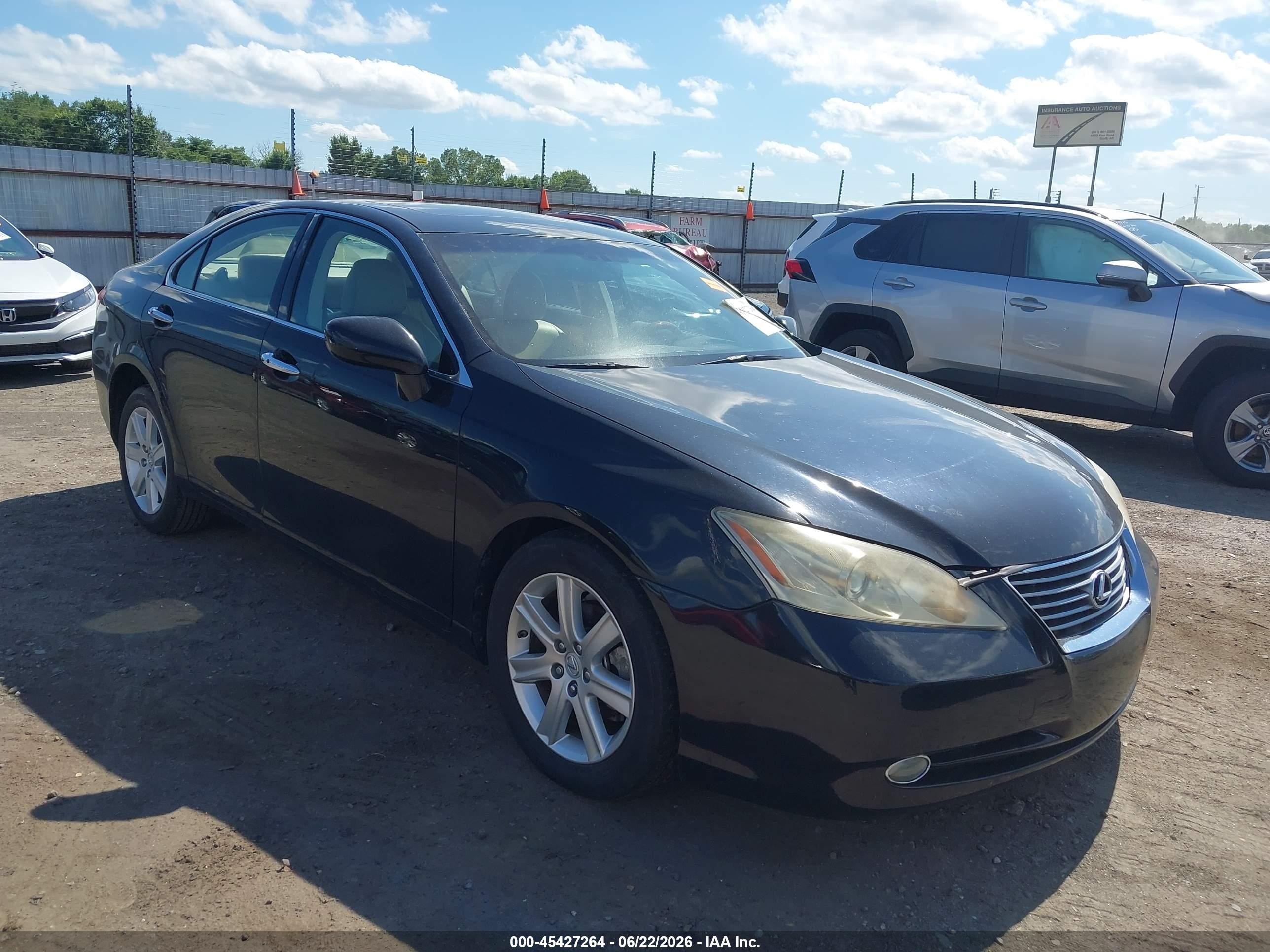 2009 Lexus Es 350   Black vin: JTHBJ46G692342022
