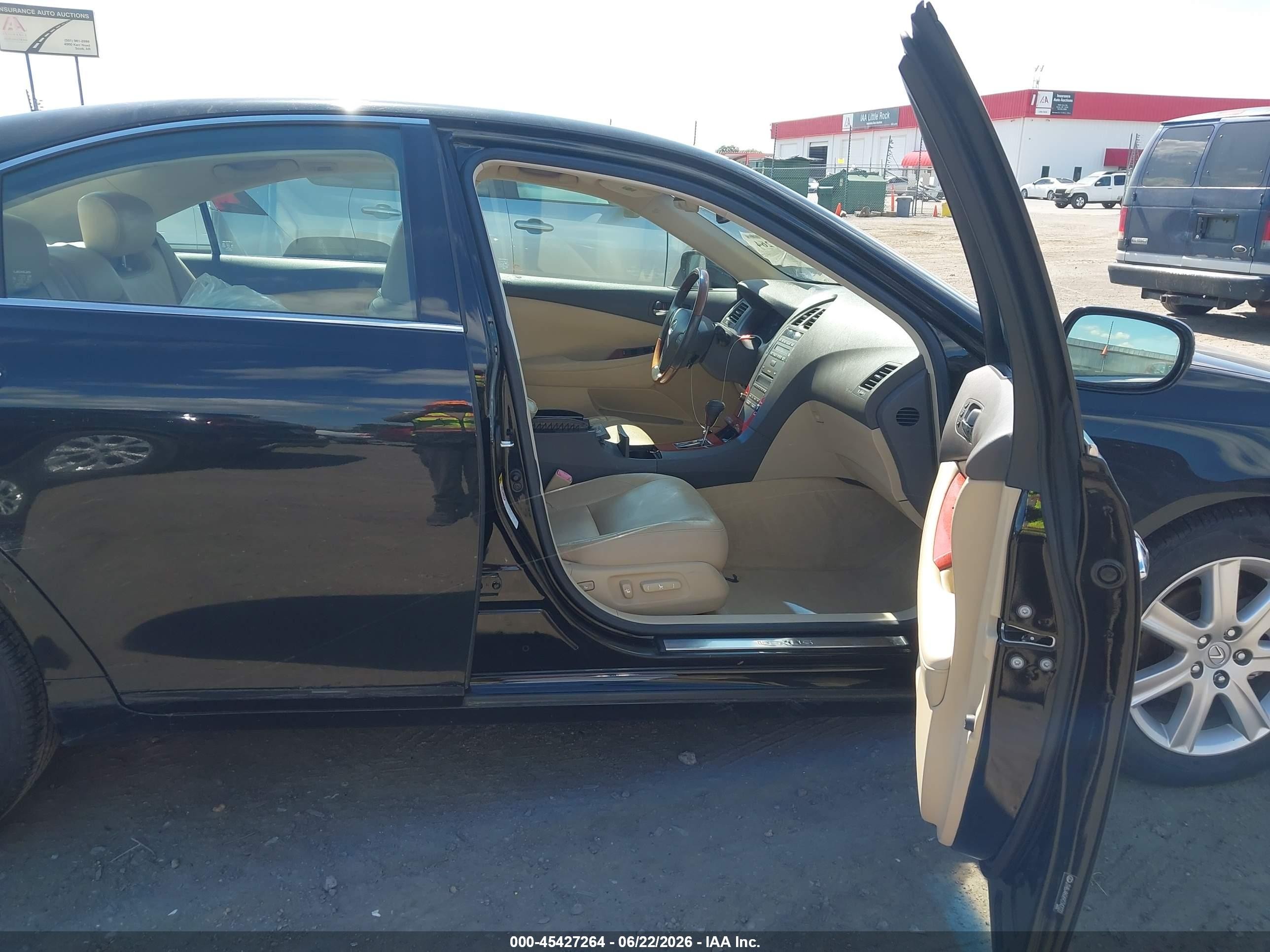 2009 Lexus Es 350   Black vin: JTHBJ46G692342022