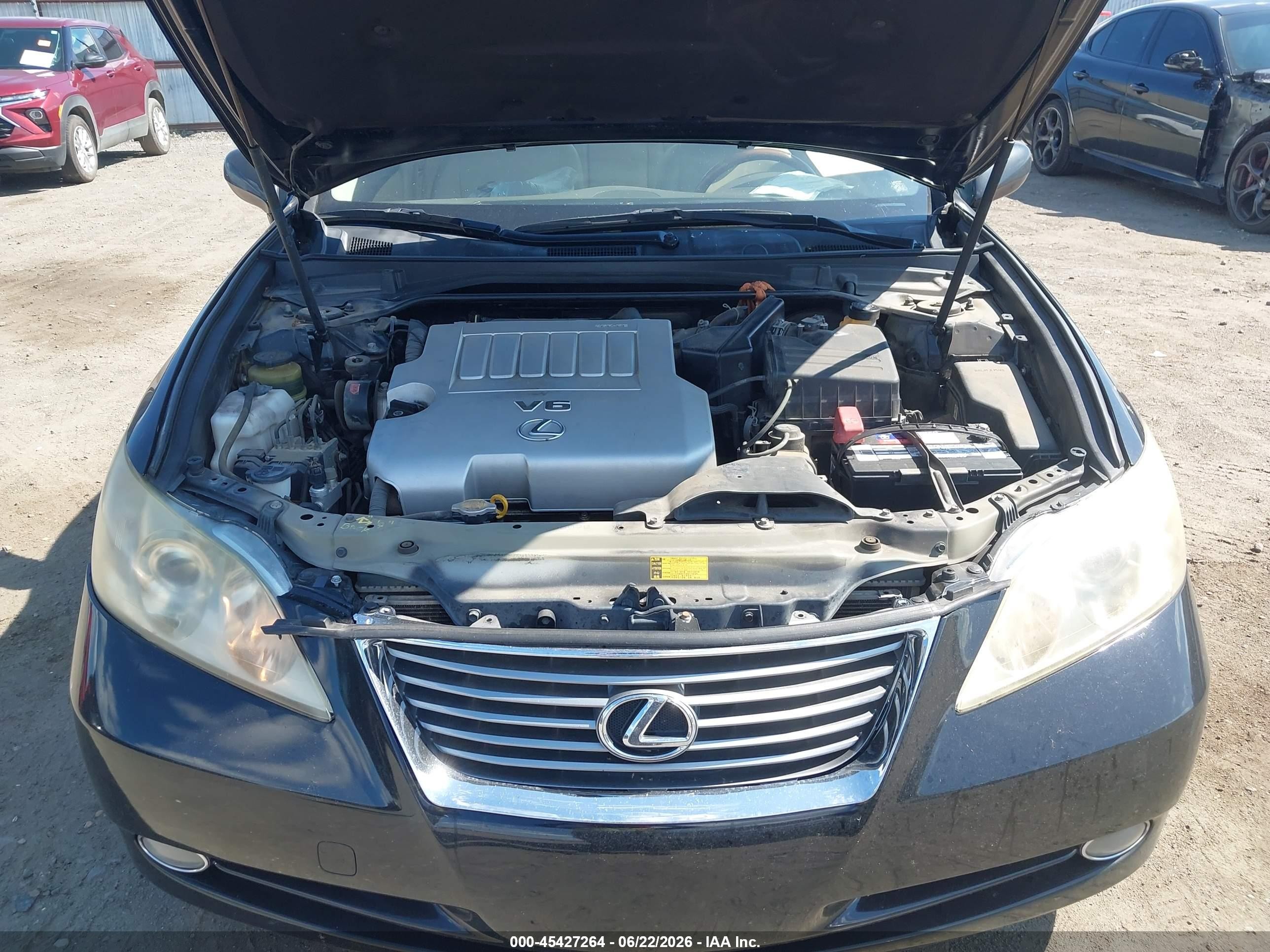 2009 Lexus Es 350   Black vin: JTHBJ46G692342022