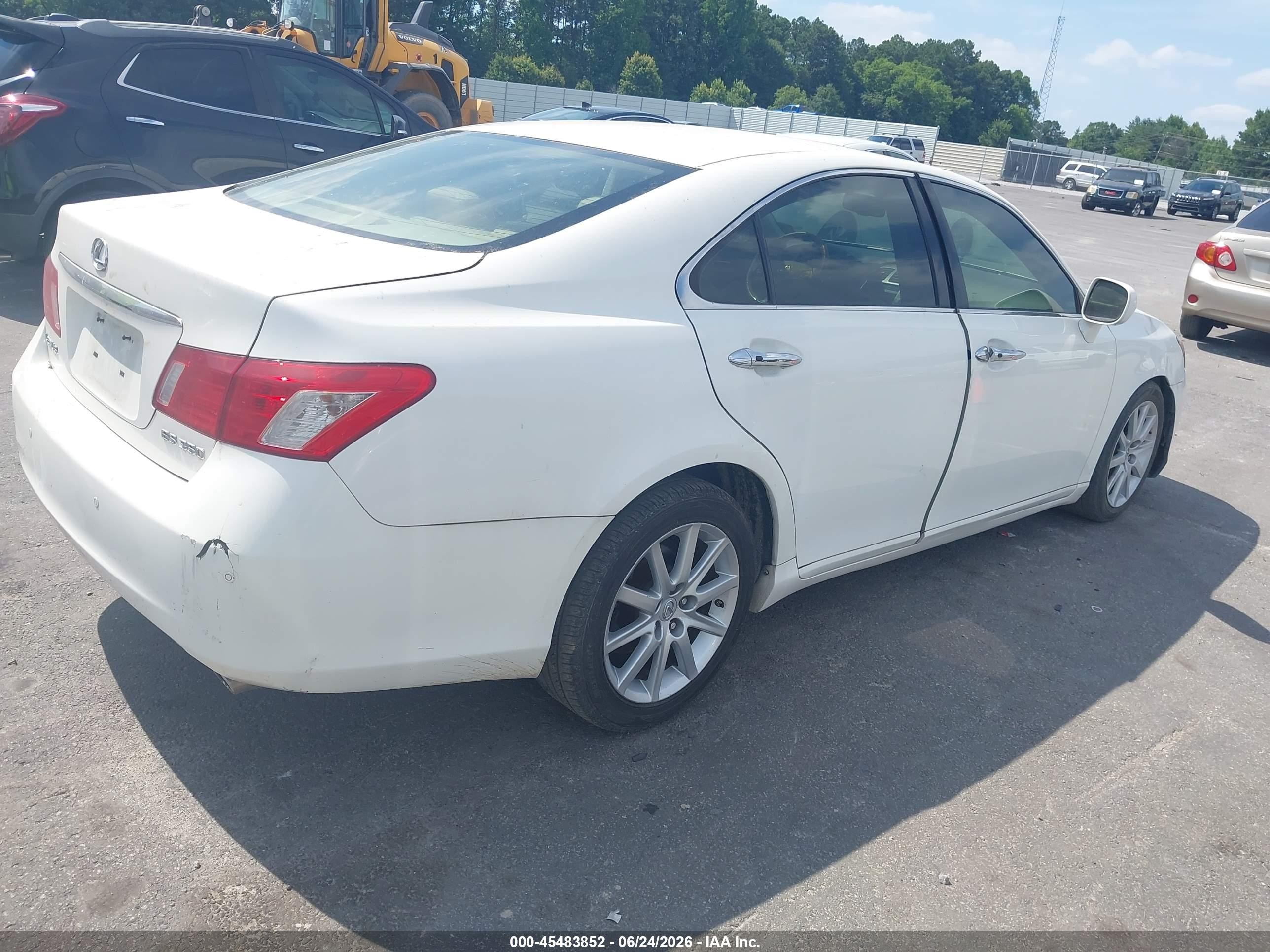 2007 Lexus Es 350   Белый vin: JTHBJ46G772020230