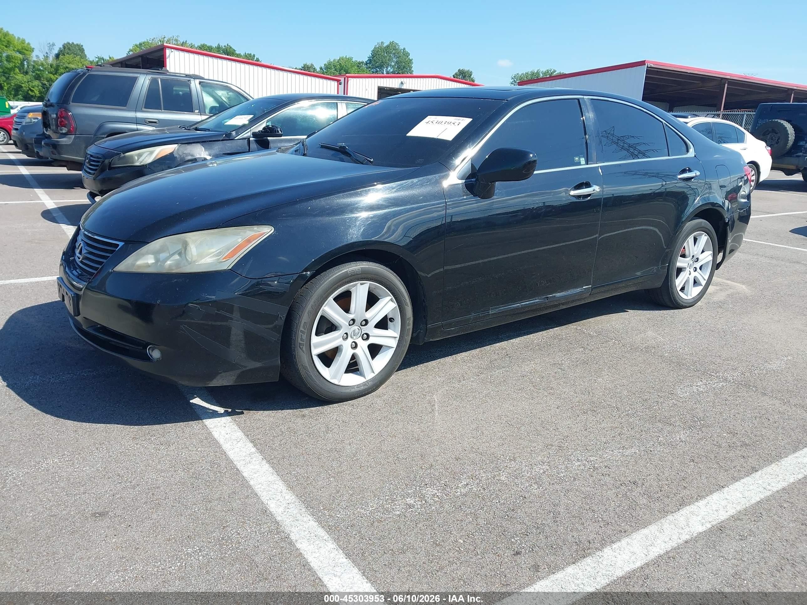 2007 Lexus Es 350   Black vin: JTHBJ46G772032054