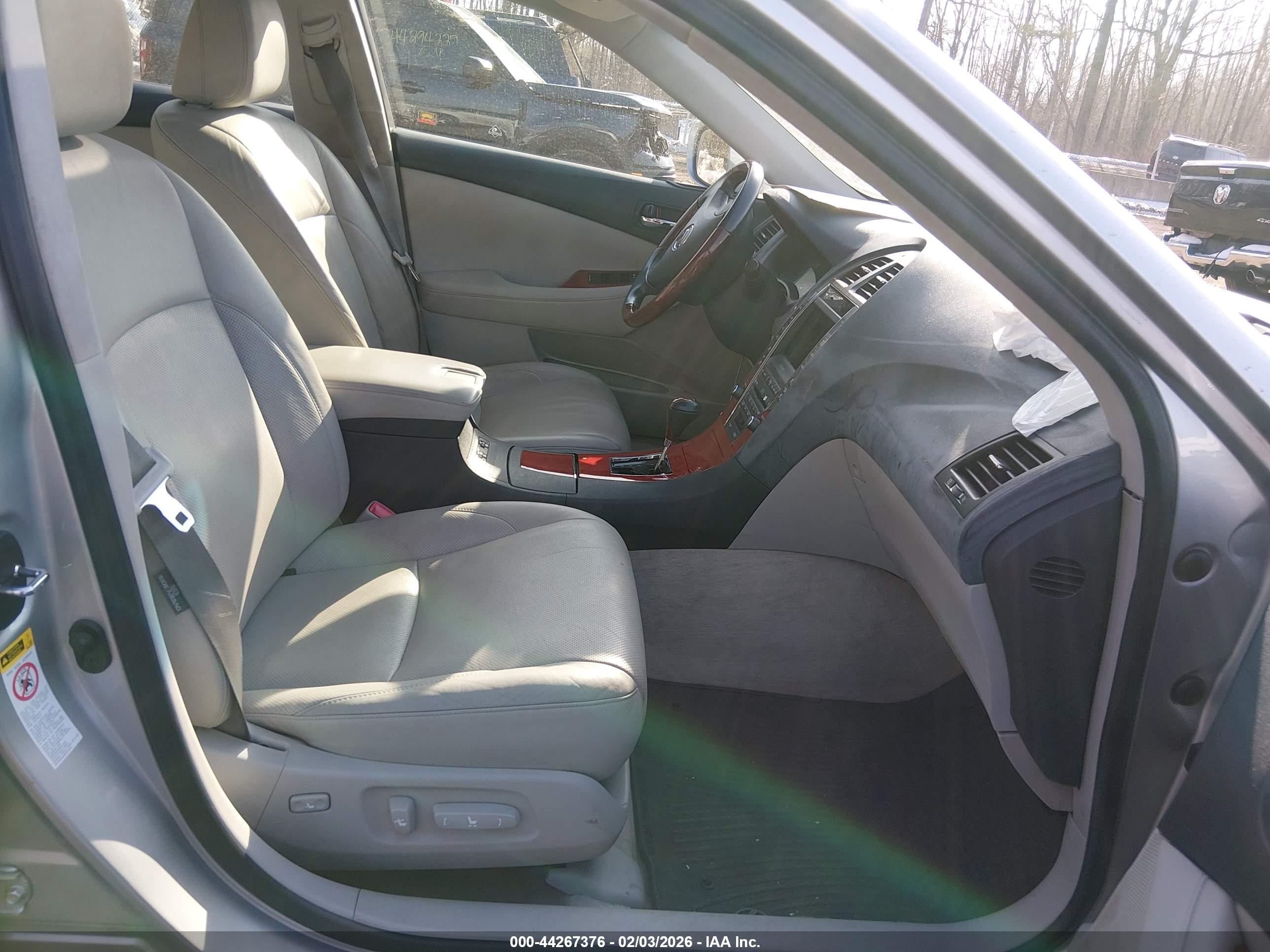 2007 Lexus Es 350 Silver vin: JTHBJ46G772047511