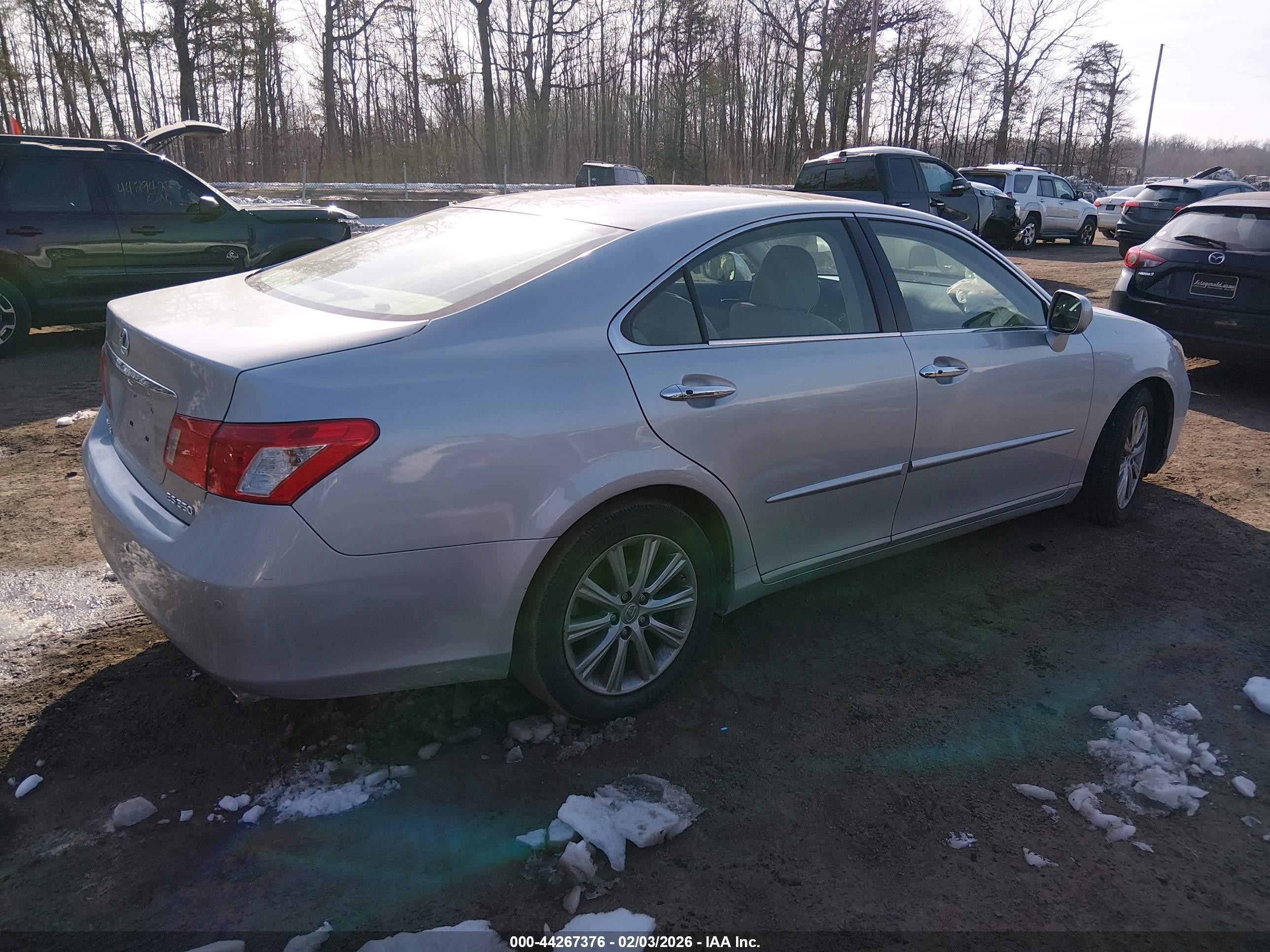 2007 Lexus Es 350 Silver vin: JTHBJ46G772047511
