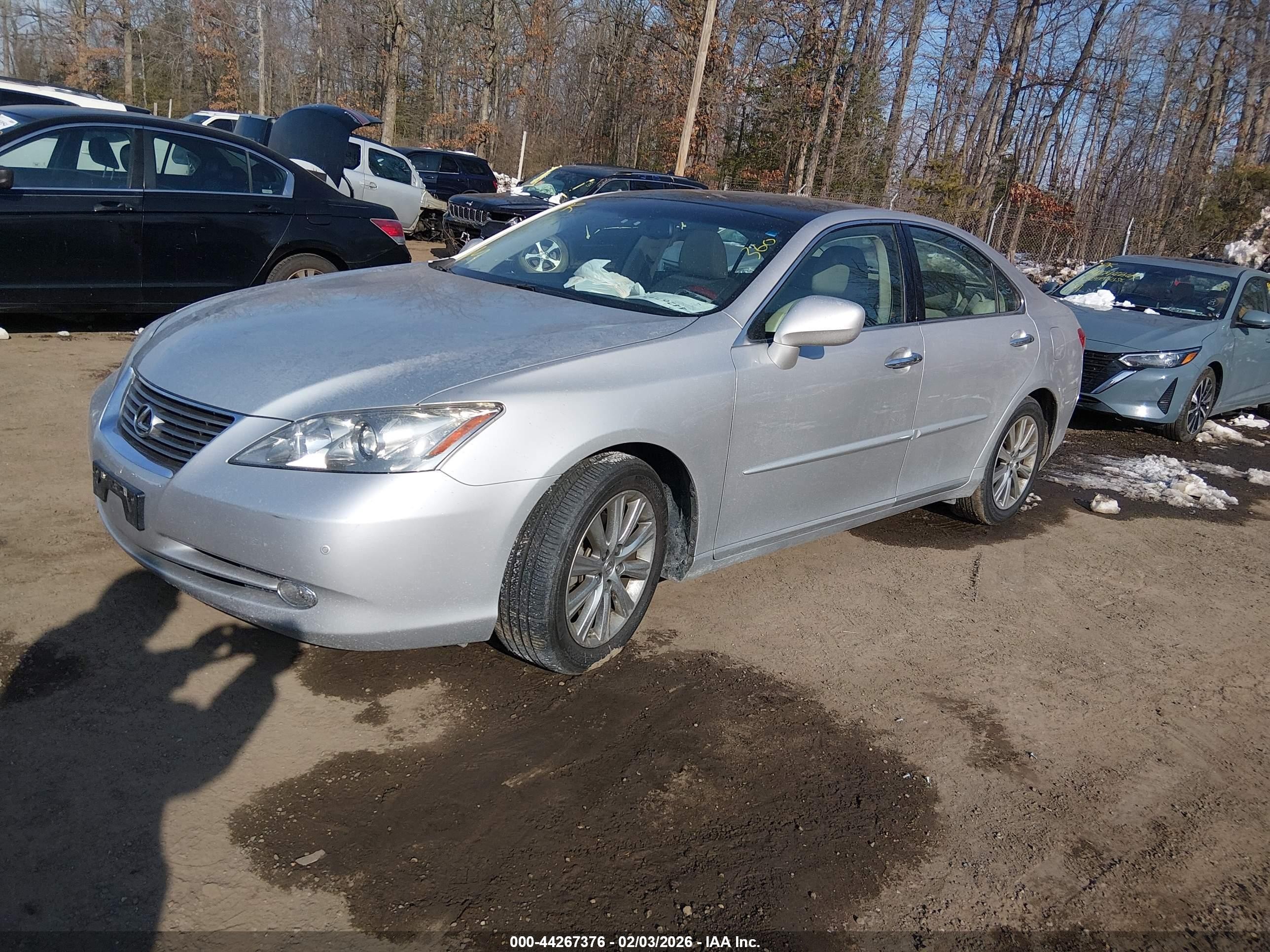 2007 Lexus Es 350 Silver vin: JTHBJ46G772047511